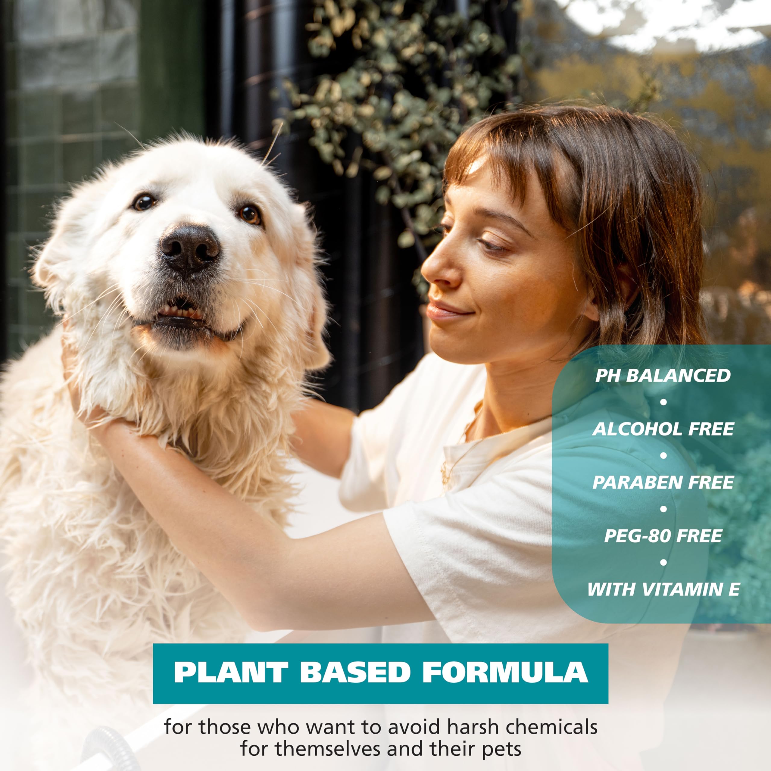 Wahl Usa Extra Gentle Hypoallergenic Dog Shampoo - Aloe Based For Sensitive Skin - Ph Balanced, Alcohol Free, Paraben Free, Peg-