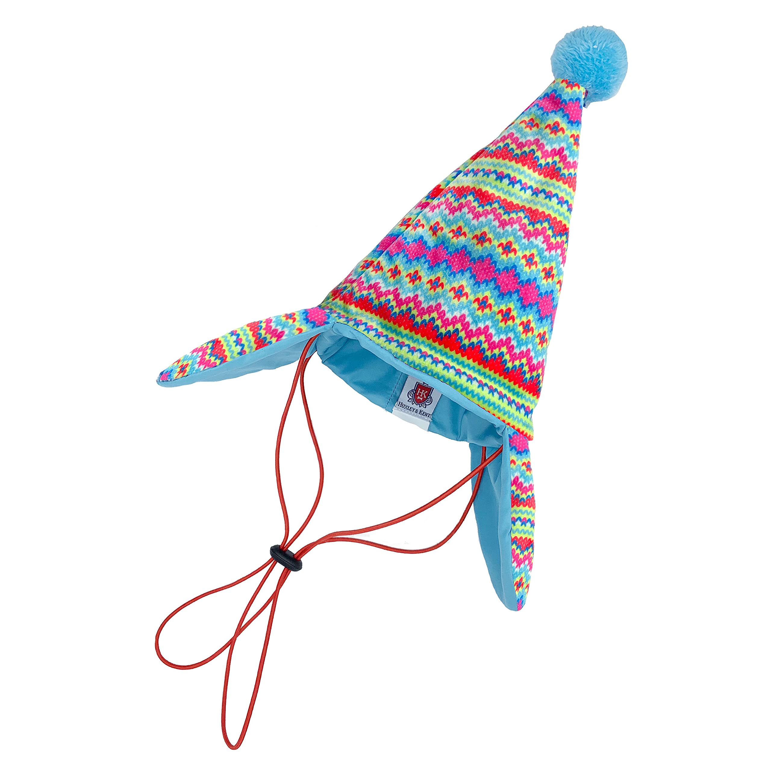 Huxley & Kent Pet Hat | Toboggan Fairisle (Medium) | Fun Christmas Holiday Hat For Dogs/Cats | Cute, Comfortable And Fun | Snugf