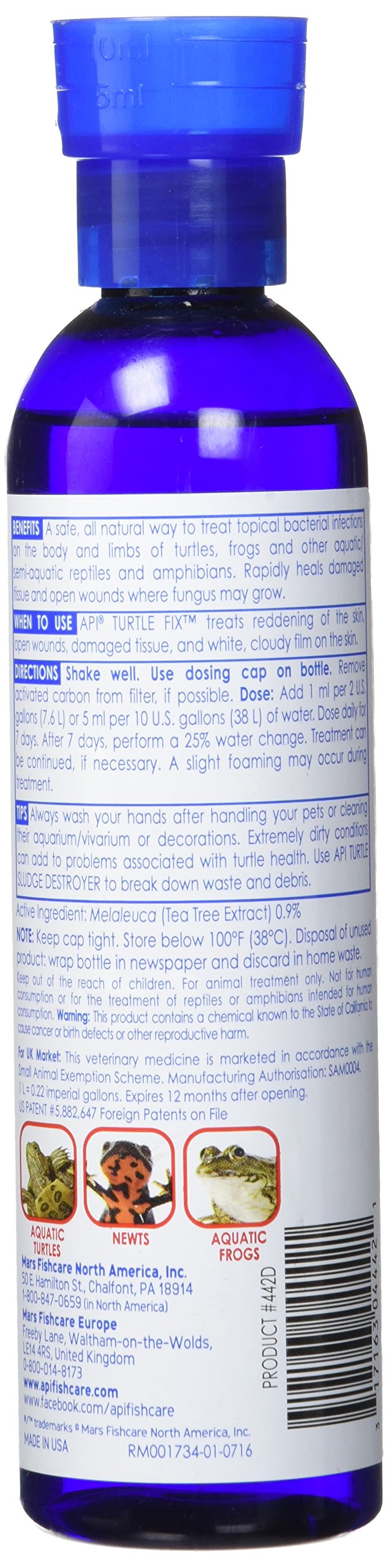 API TURTLE FIX Turtle Remedy 8-Ounce Bottle - Cotton, Model 442D, No Color