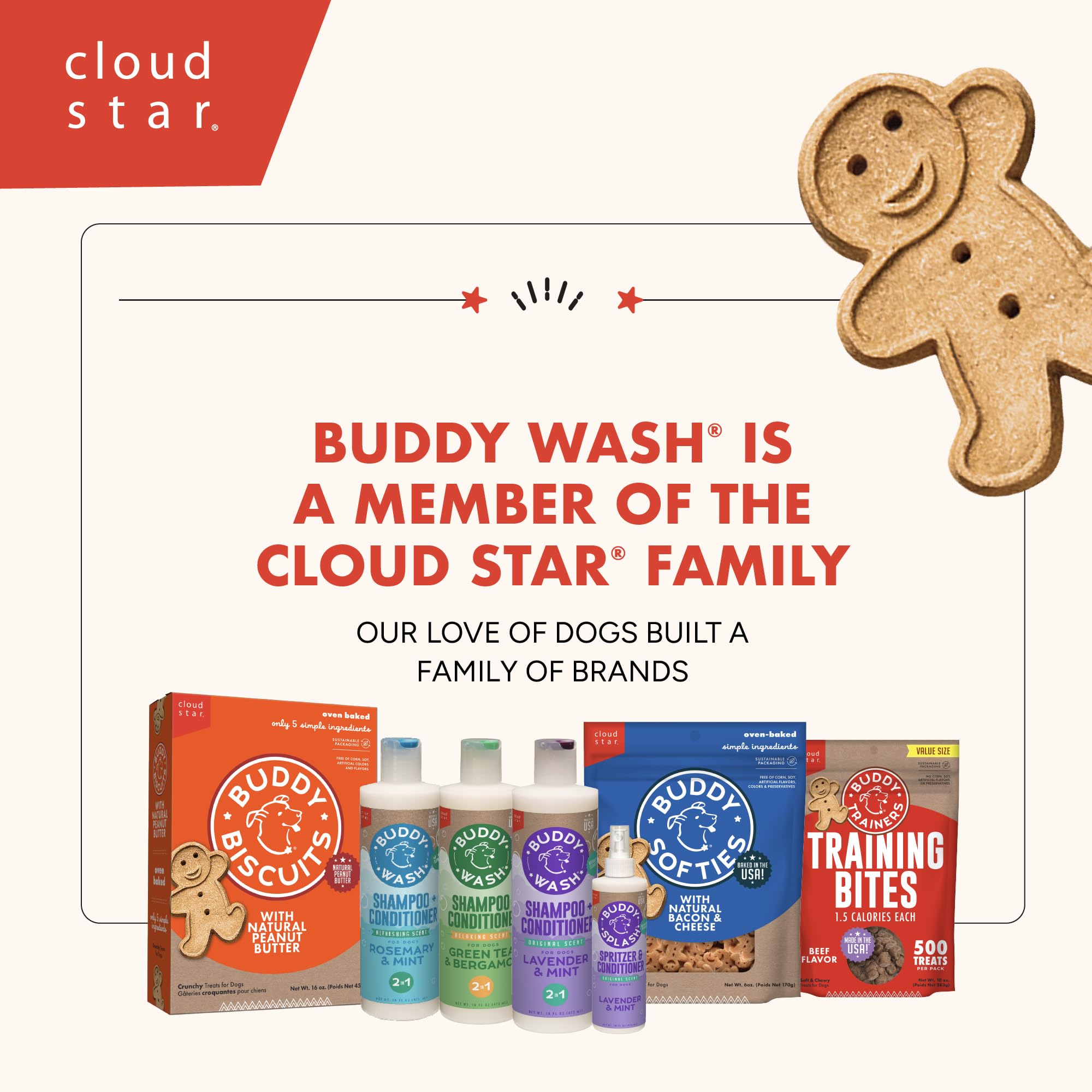 Buddy Splash Spritzer & Conditioner for Dog Grooming, Lavender & Mint, 16 oz. Bottle