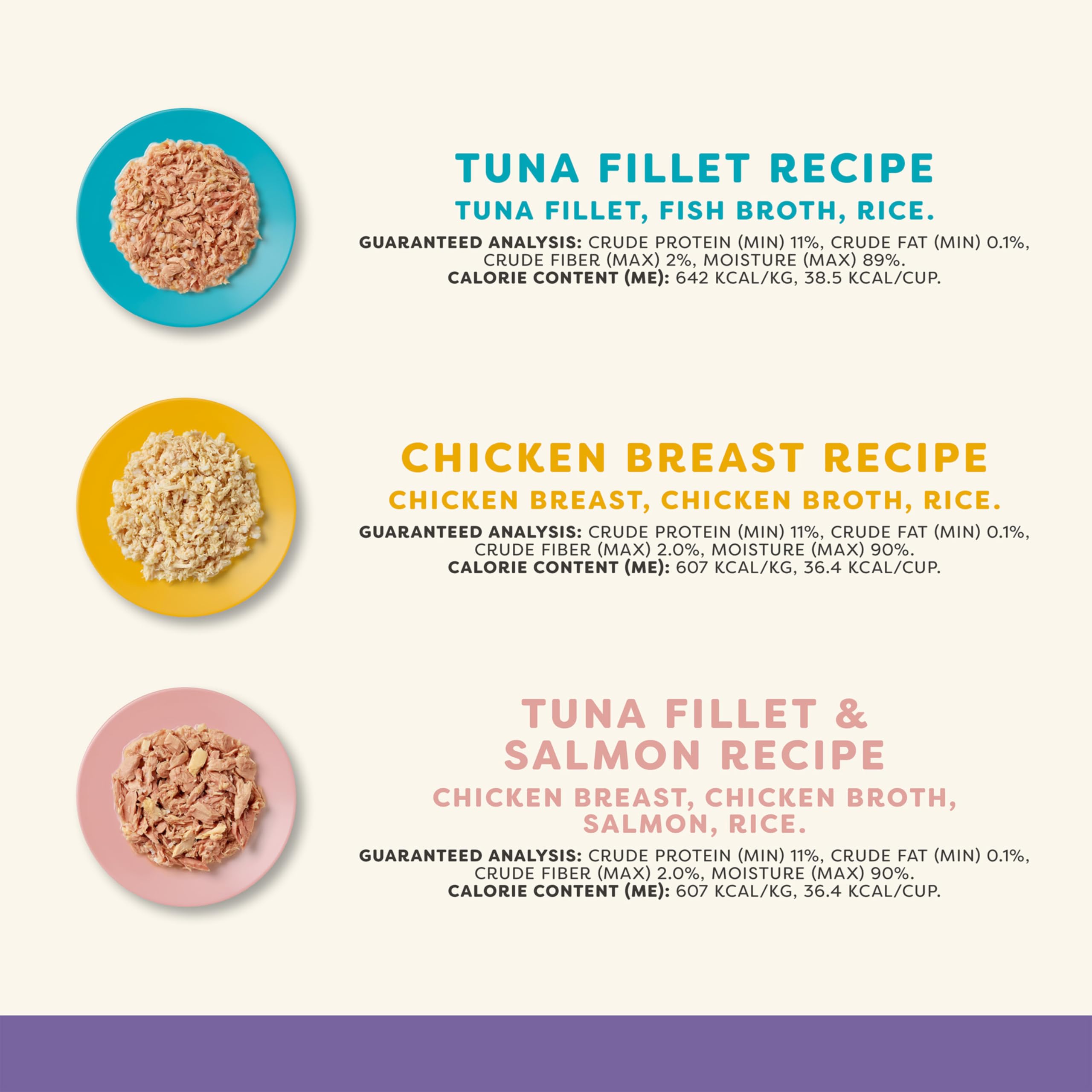 Applaws Natural Wet Cat Food, Limited Ingredient, Grain-Free, Protein with No Artificial Additives, Variety Pack in Broth (8X 2.