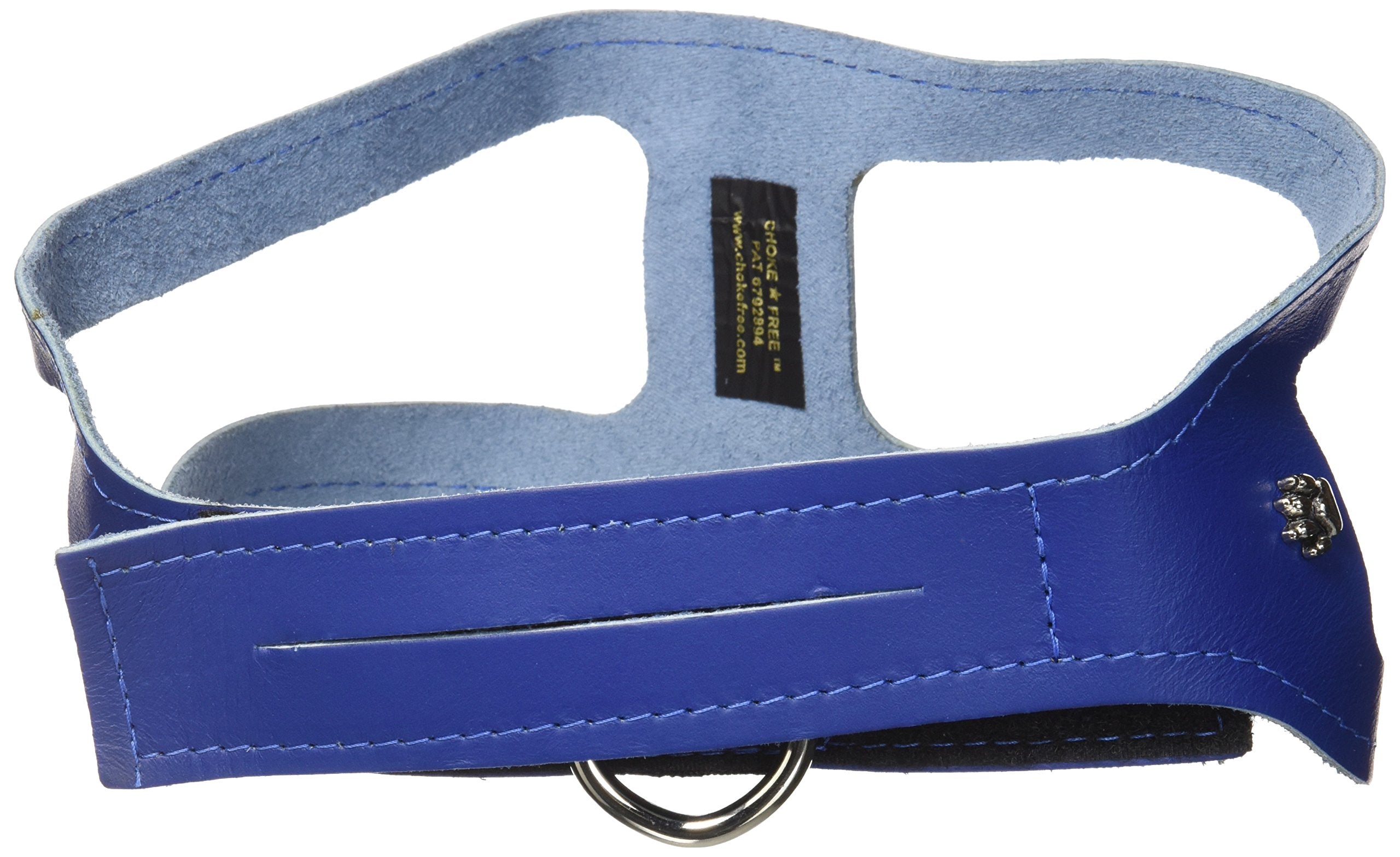 Chokefree Pet Shoulder Collar, 25-Inch, Non Metallic Blue
