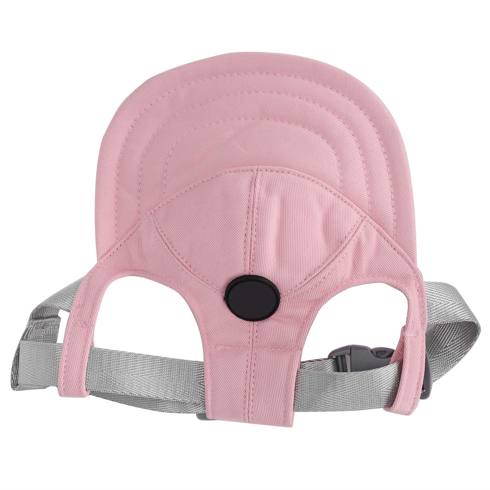 Zerodis Dog Baseball, Adjustable Dog Outdoor Sport Sun Baseball Hat Visor Sunbonnet Outfit With Ear Holes For Puppy Small Dogs(S