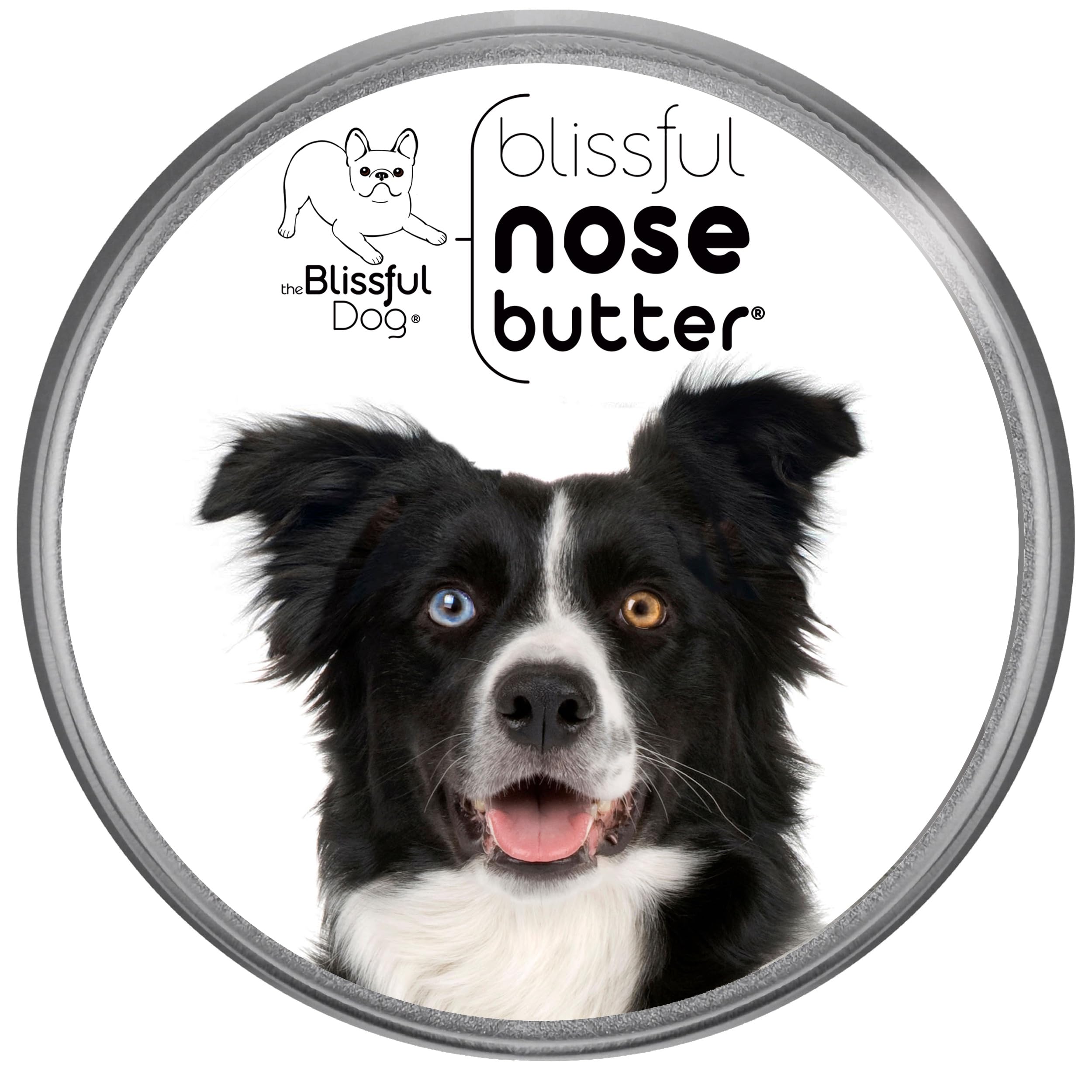The Blissful Dog Border Collie Nose Butter, Versatile Dog Nose Balm for Dry Nose, Handcrafted Nose Moisturizer, Easy-to-Apply Do