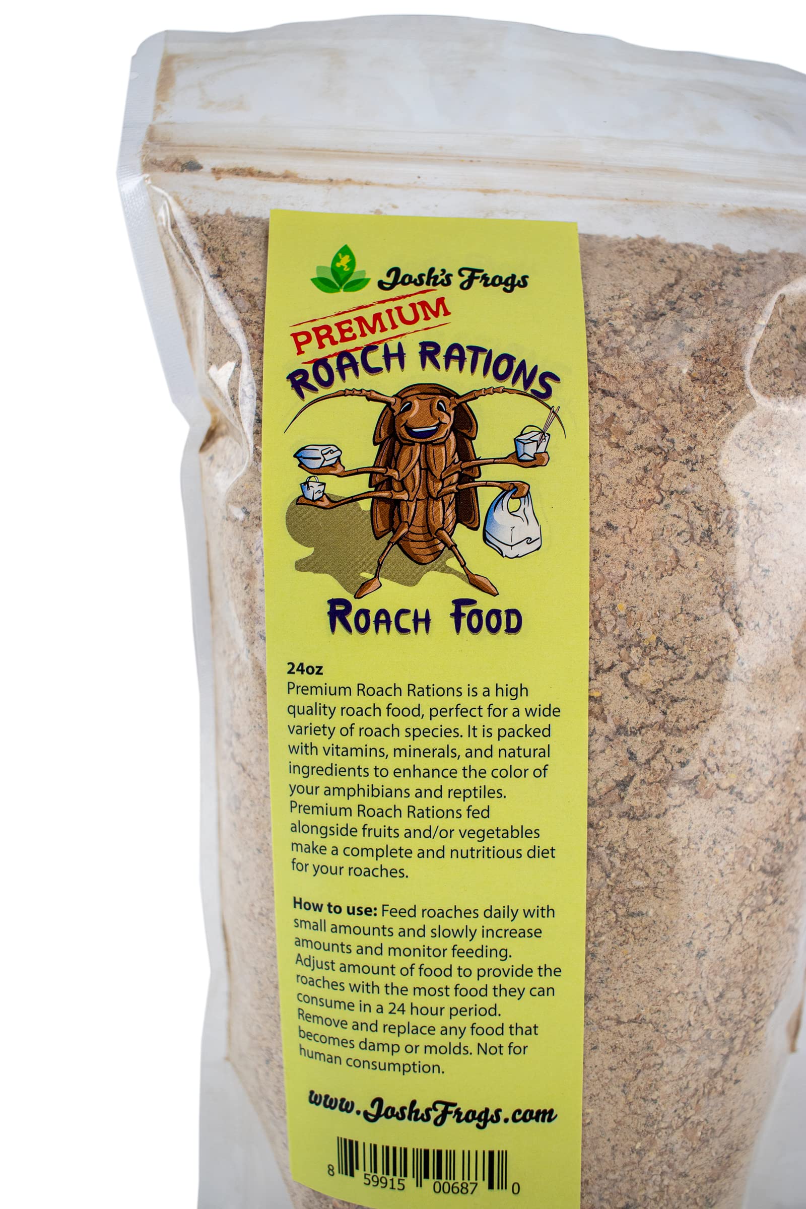 Joshs Frogs Roach Rations Premium Roach Food (24 oz)