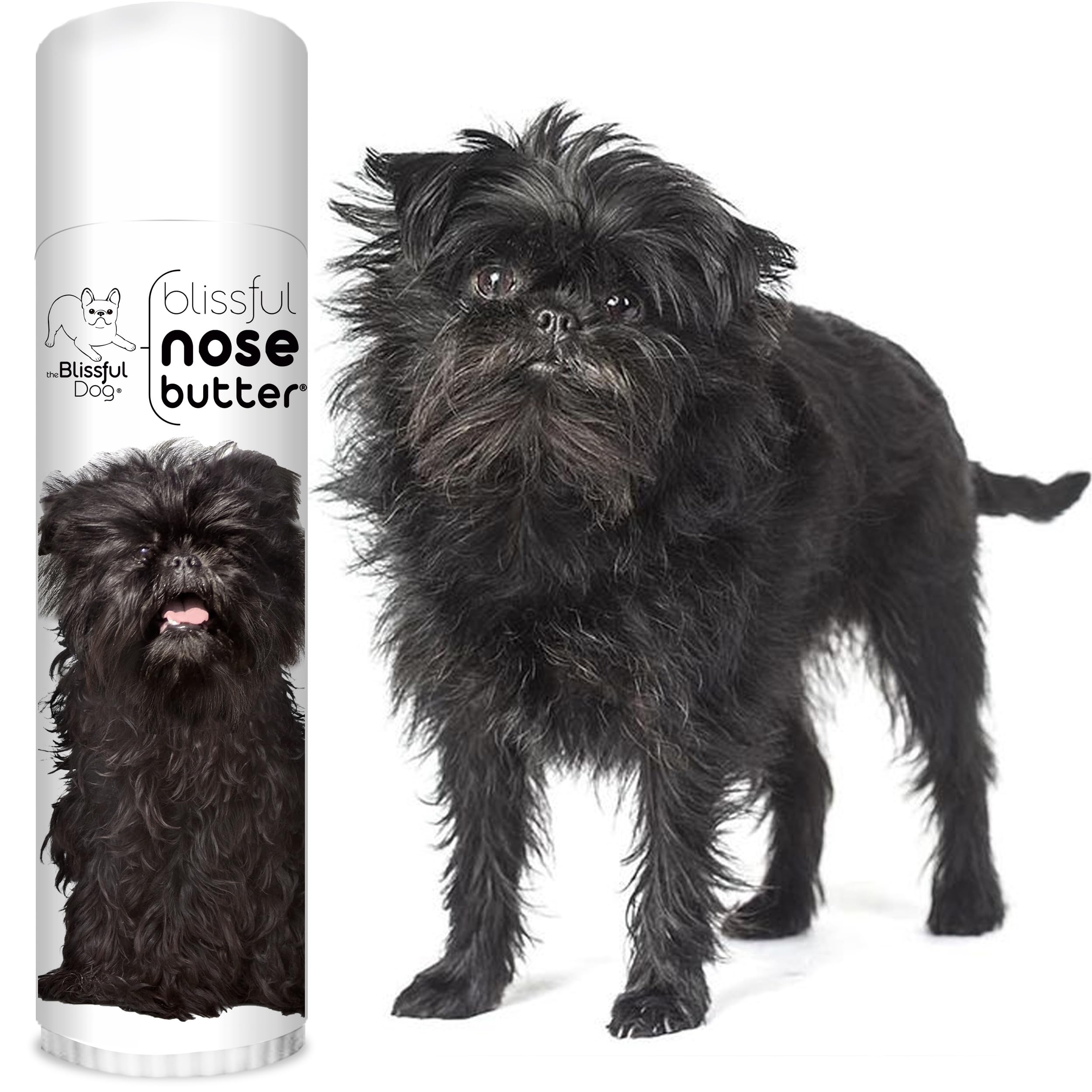 The Blissful Dog Affenpinscher Unscented Nose Butter - Dog Nose Butter, 0.50 Ounce