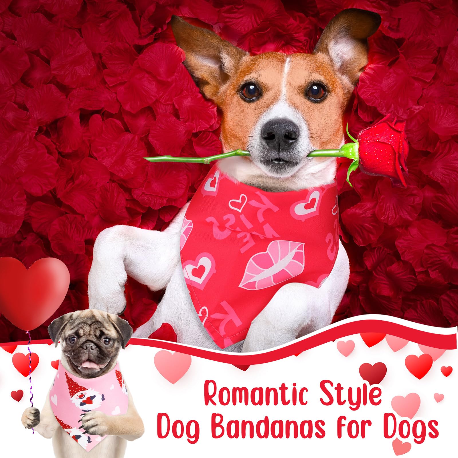 Kigeli 120 Pcs Holiday Dog Bandanas Bulk Valentine'S Day Bandana For Dogs St. Patrick'S Day Easter Holiday Puppy Scarf Set Trian