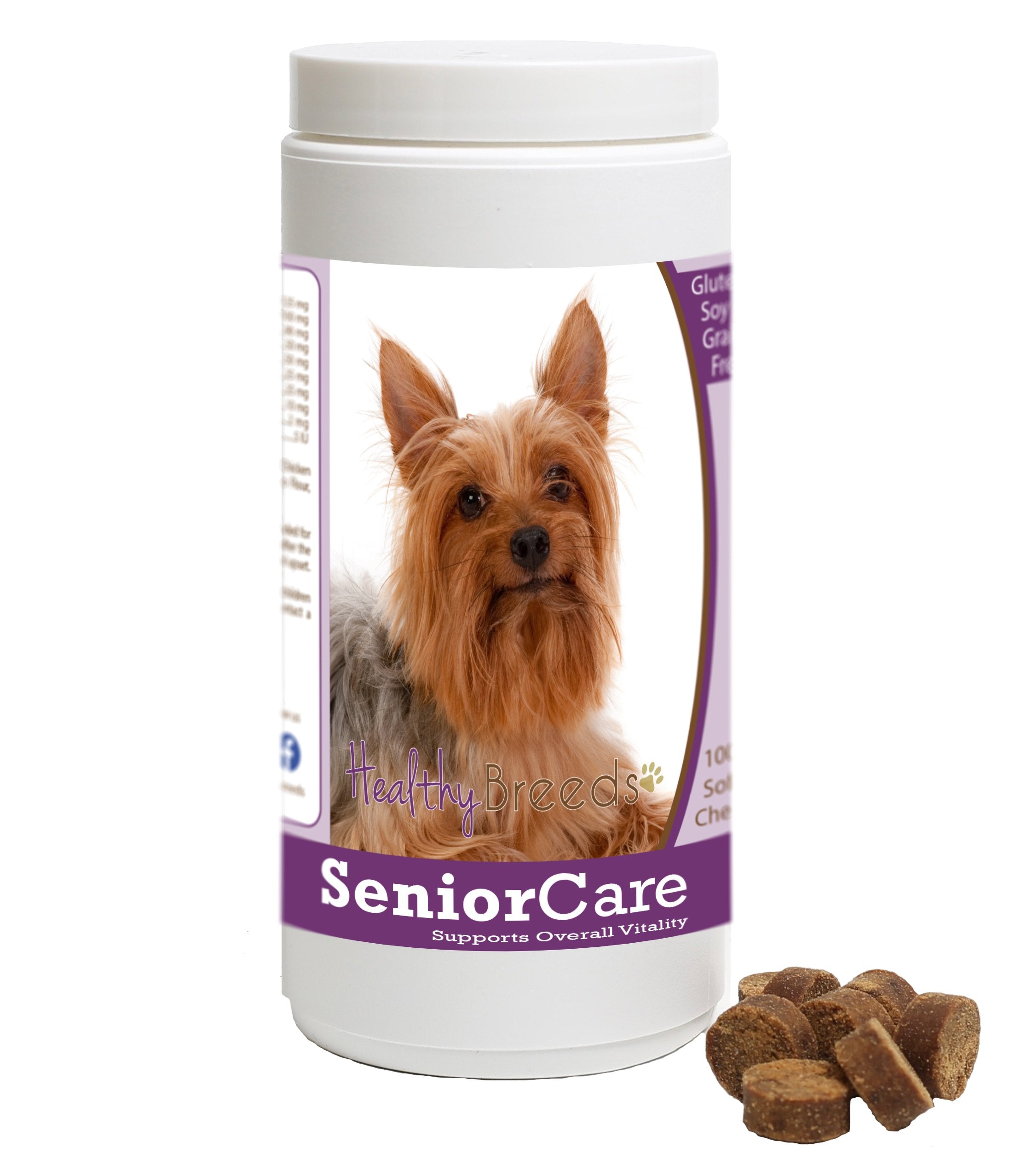 Healthy Breeds Silky Terrier Senior Dog Care Soft Chews 100 Count