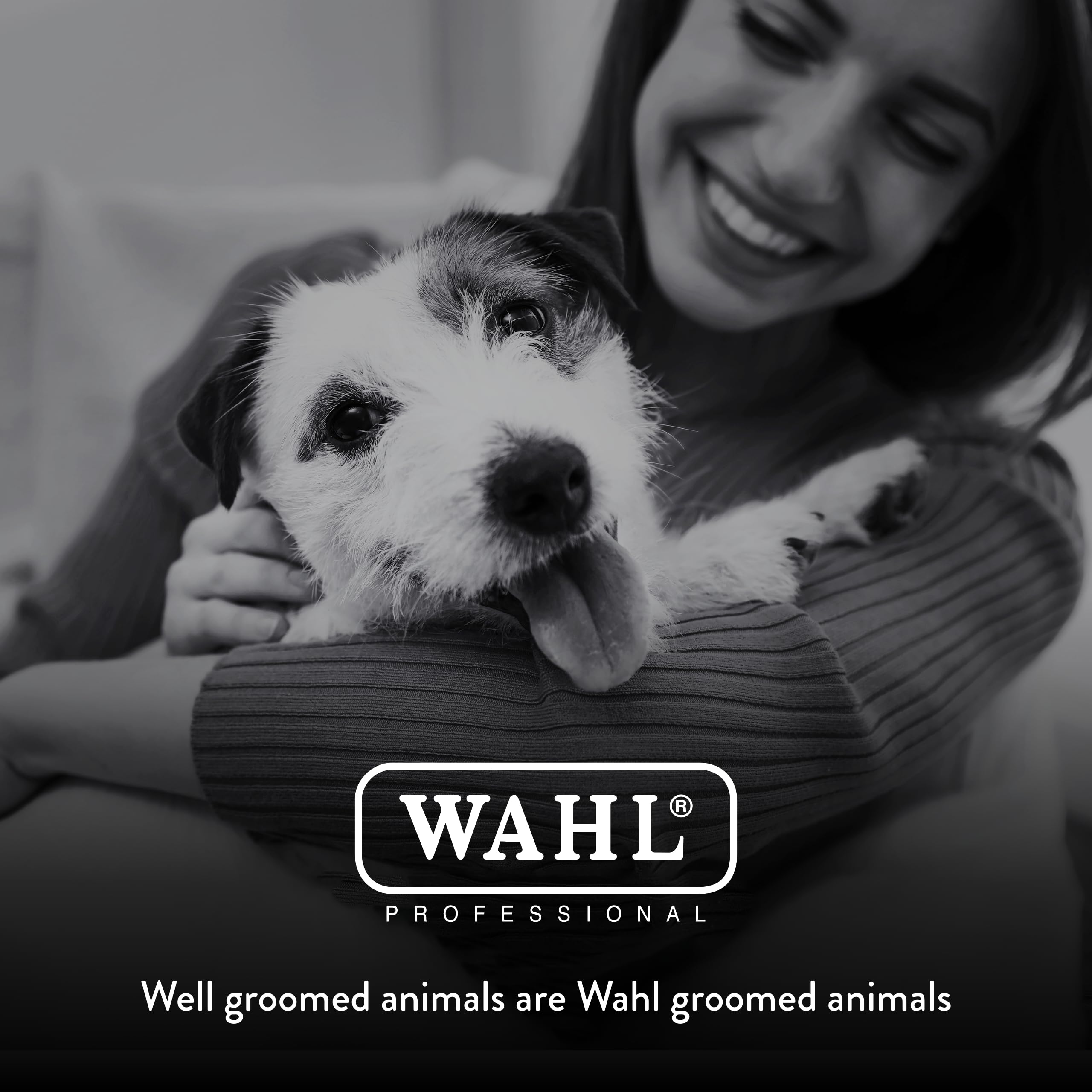Wahl Professional Animal Pro Ion Cordless Clipper Kit for Dogs & Cats, Chrome, Stainless Steel, Model 9705, 10.3 Ounce