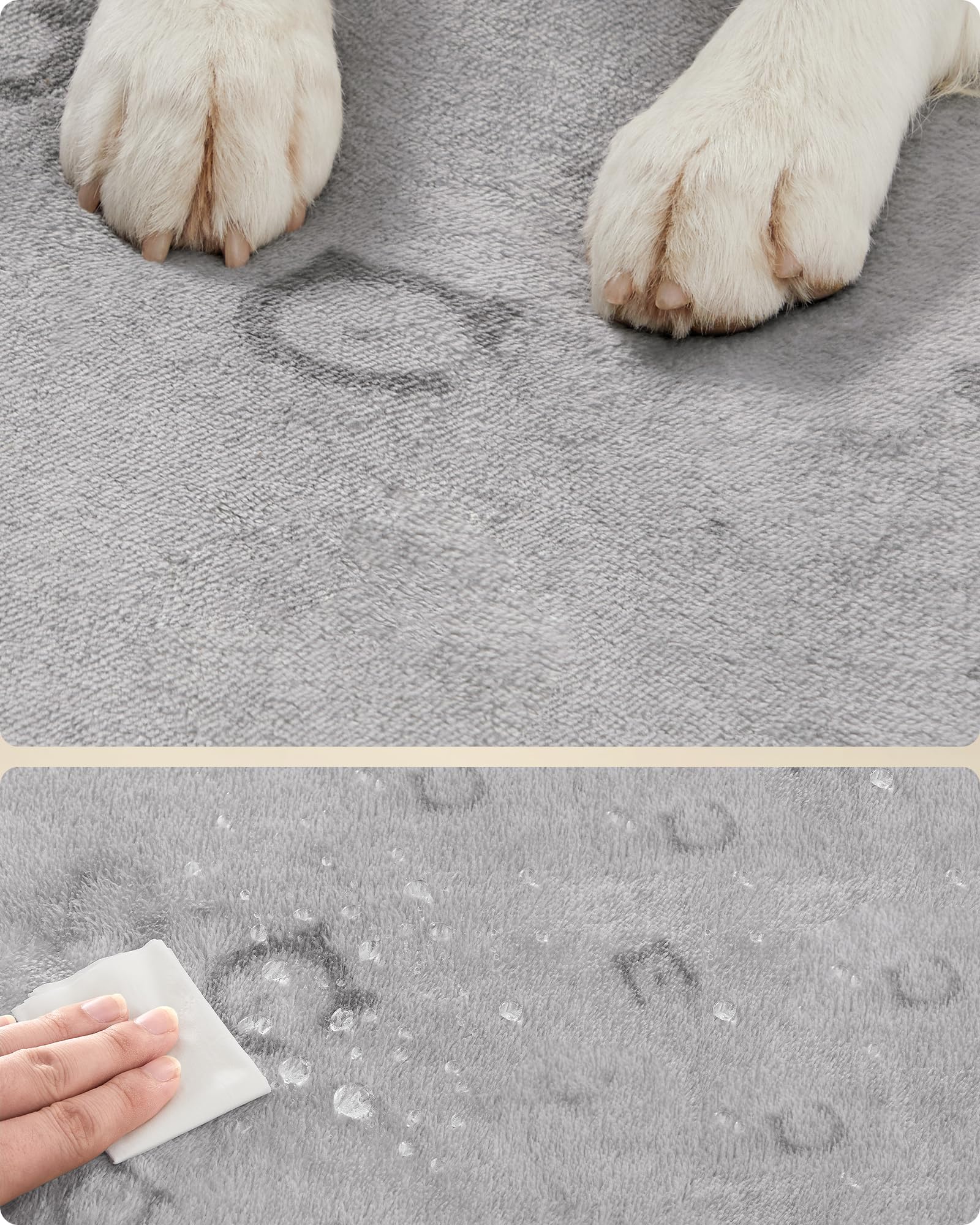Feandrea Washable Pee Pads for Dogs, 2 Pack, Reusable Dog Pads, 72 x 72 Inches, XXL, Waterproof Pet Training Pads, Leakproof, No