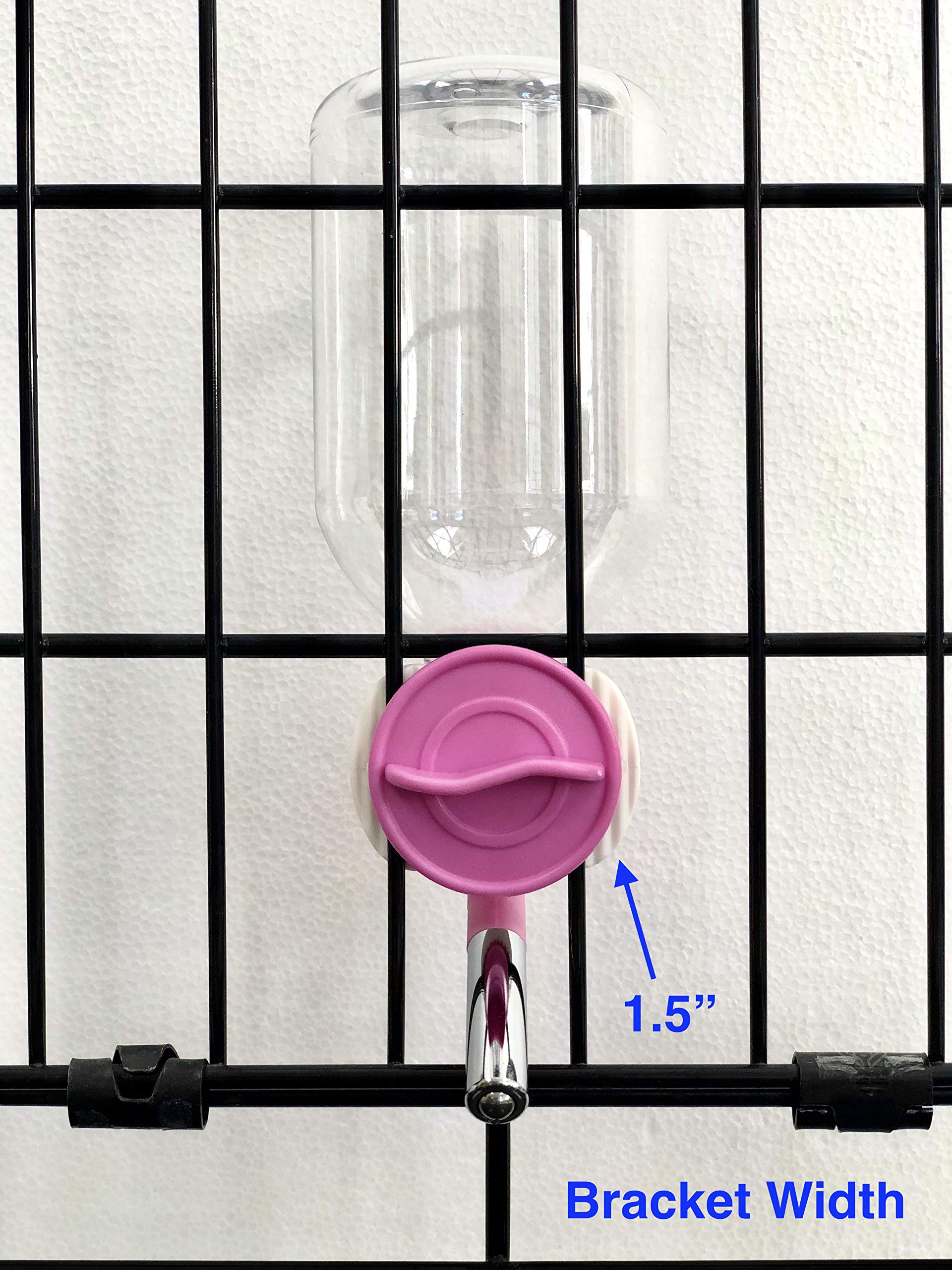 Choco Nose No-Drip Water Bottle/Feeder for Small Pets, 10.2 oz, 10mm Nozzle, C128 Pink - Ideal for Guinea Pigs, Bunnies,