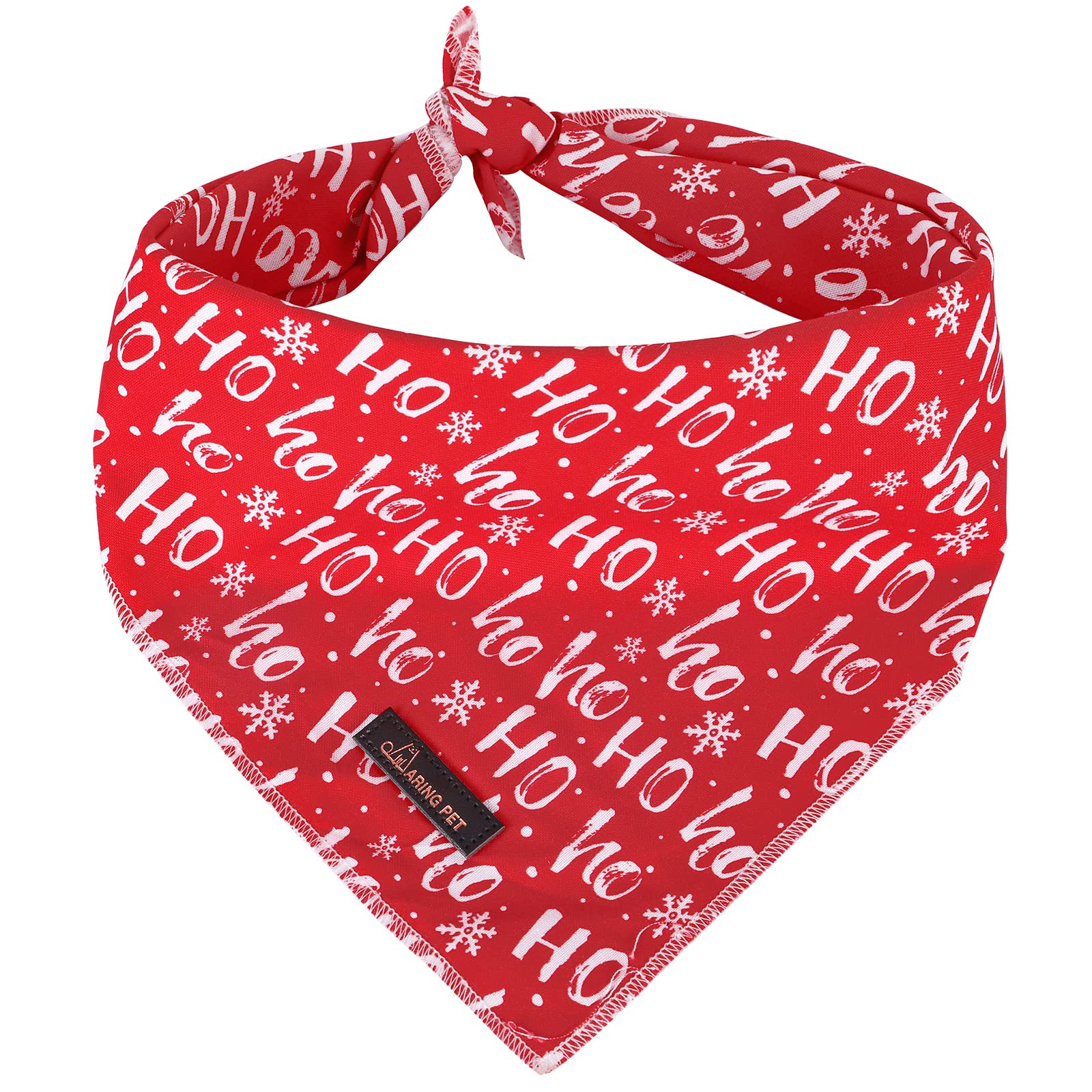 Aring Pet Christmas Cotton Bandana - Snowflake Triangle Bibs For Boy And Girl Dogs And Cats, Small To Large