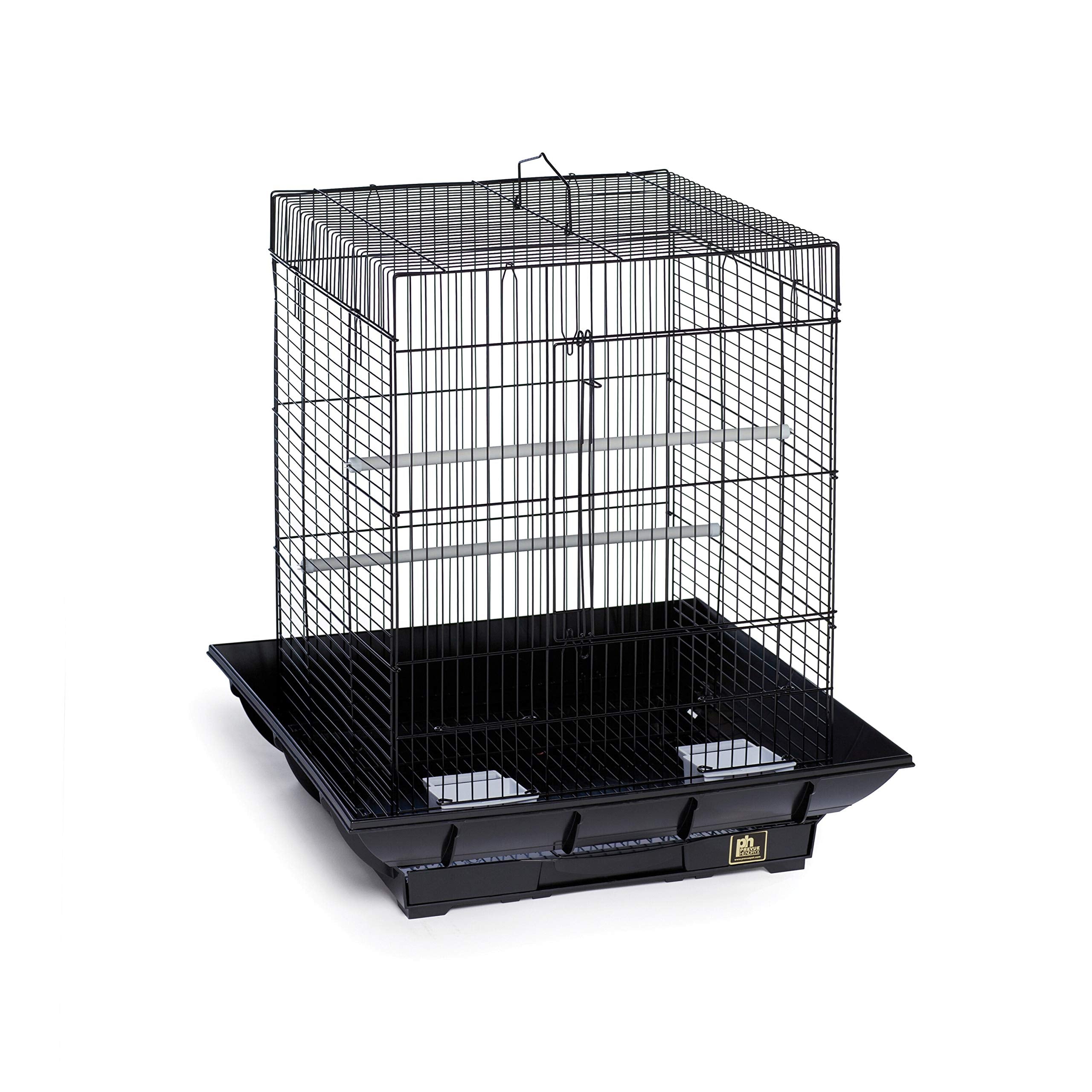 Prevue Hendryx Cockatiel Cage SP850G/W, 18"x18"x24", Green/White, Plastic Construction