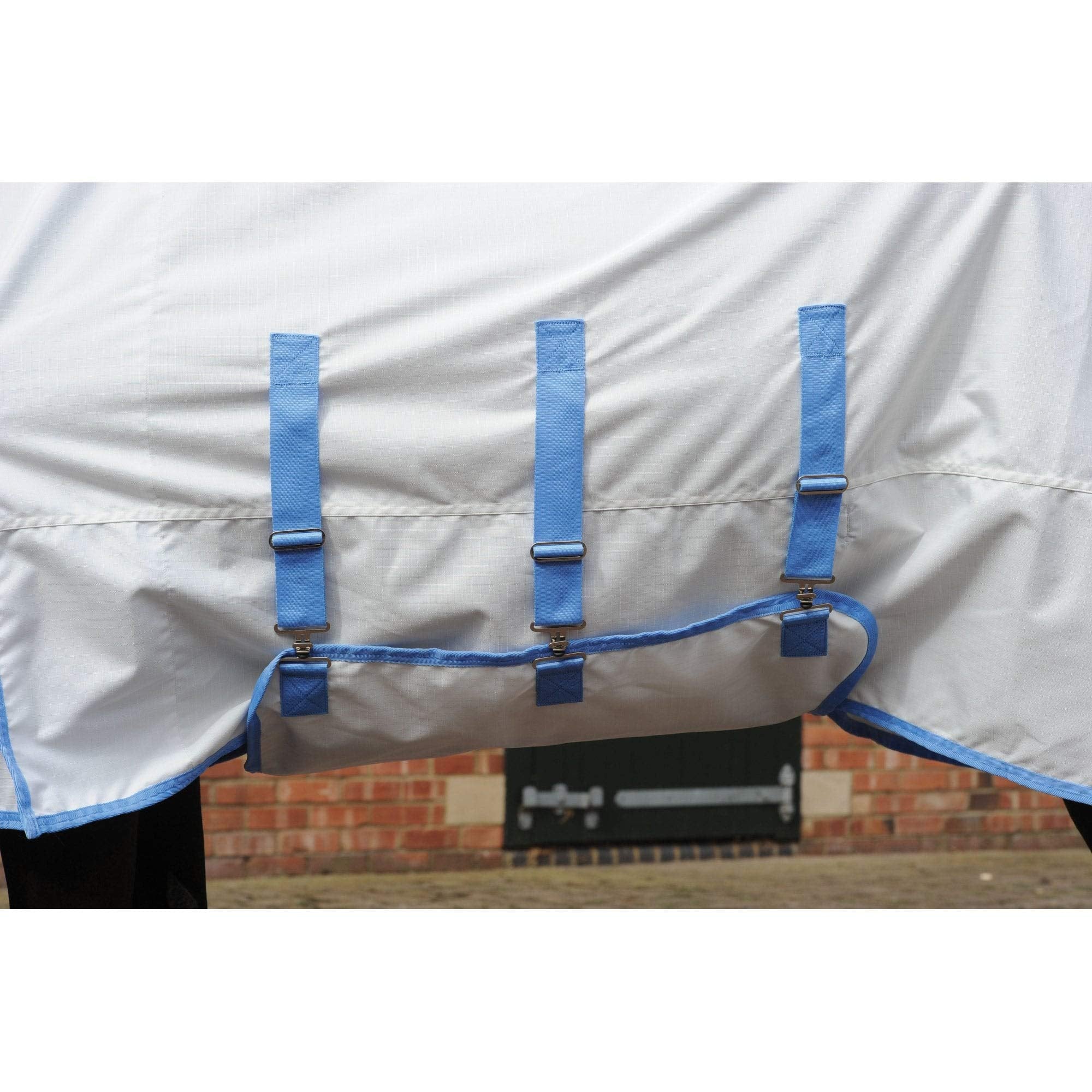 WeatherBeeta ComFiTec Sweet Itch Shield Combo Neck, White/Blue, 66