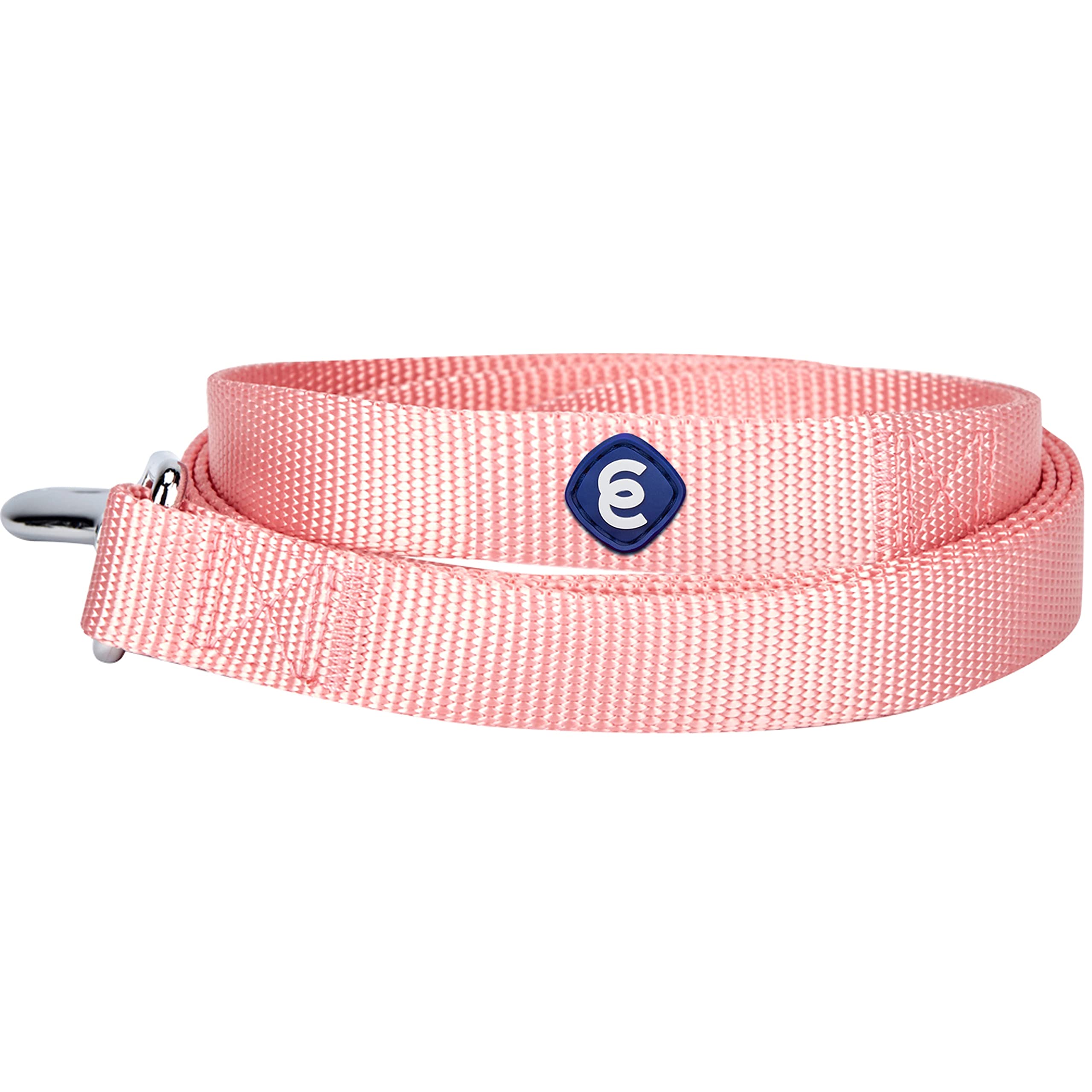 Blueberry Pet Essentials 21 Colors Durable Classic Dog Leash 4 Ft X 1', Baby Pink, Large, Basic Nylon Leashes For Dogs