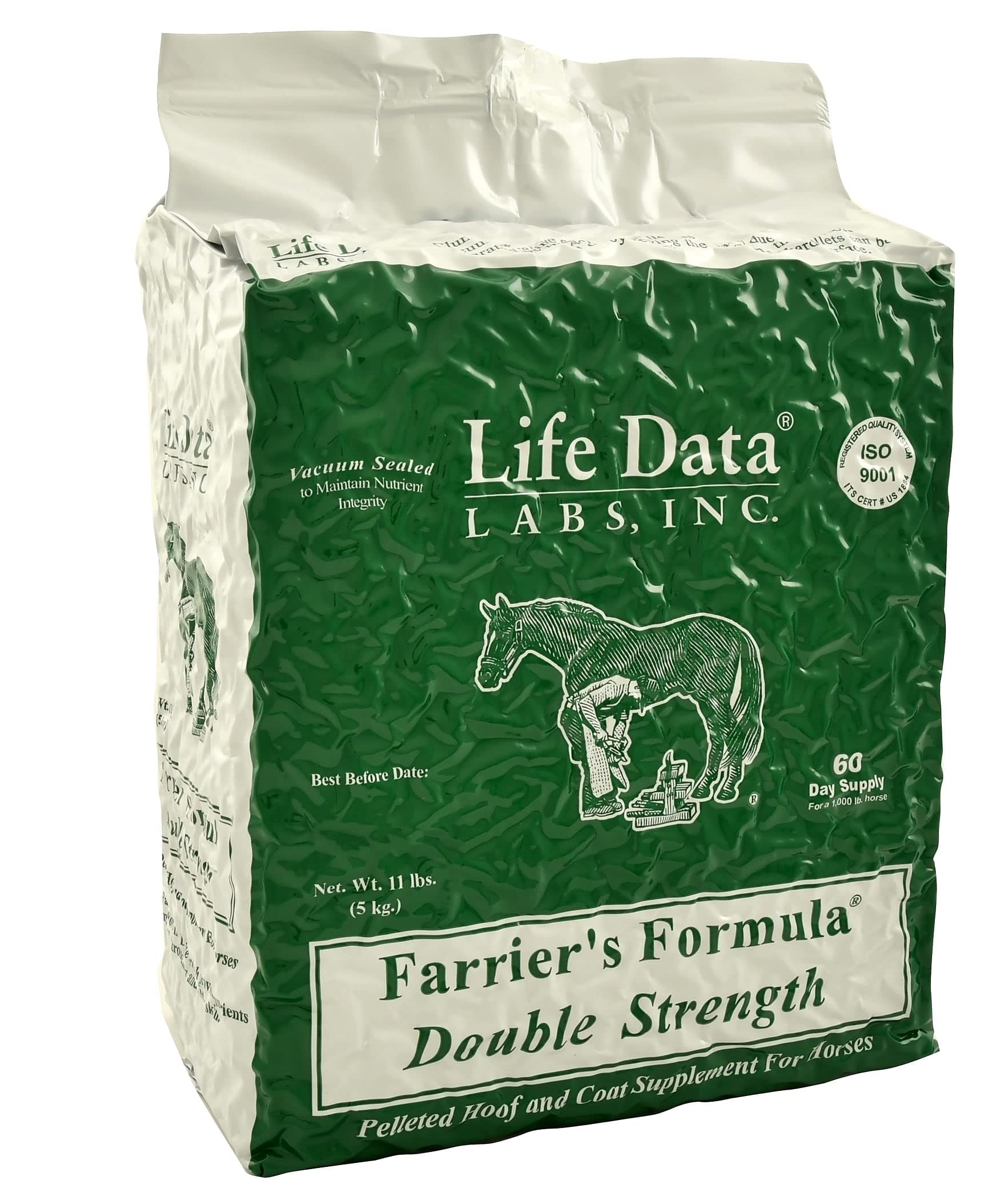 Life Data Labs Farrier S Formula 2X Strength Bag, 11 Lb.