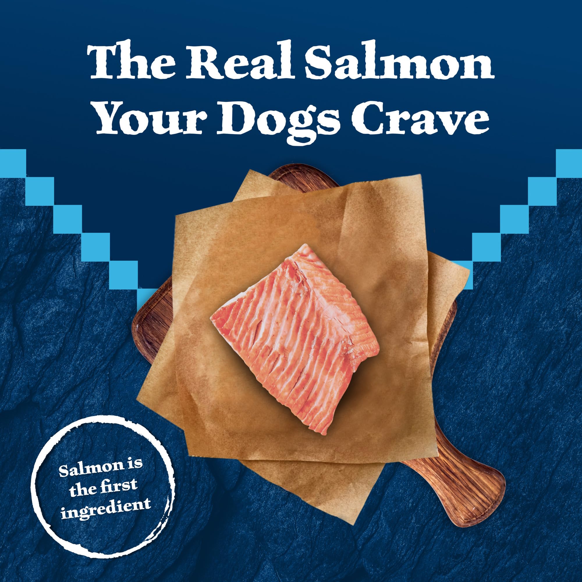 Blue Buffalo Wilderness Trail Treats Wild Bits High Protein Grain Free Soft-Moist Training Dog Treats, Salmon Recipe 4-oz Bag