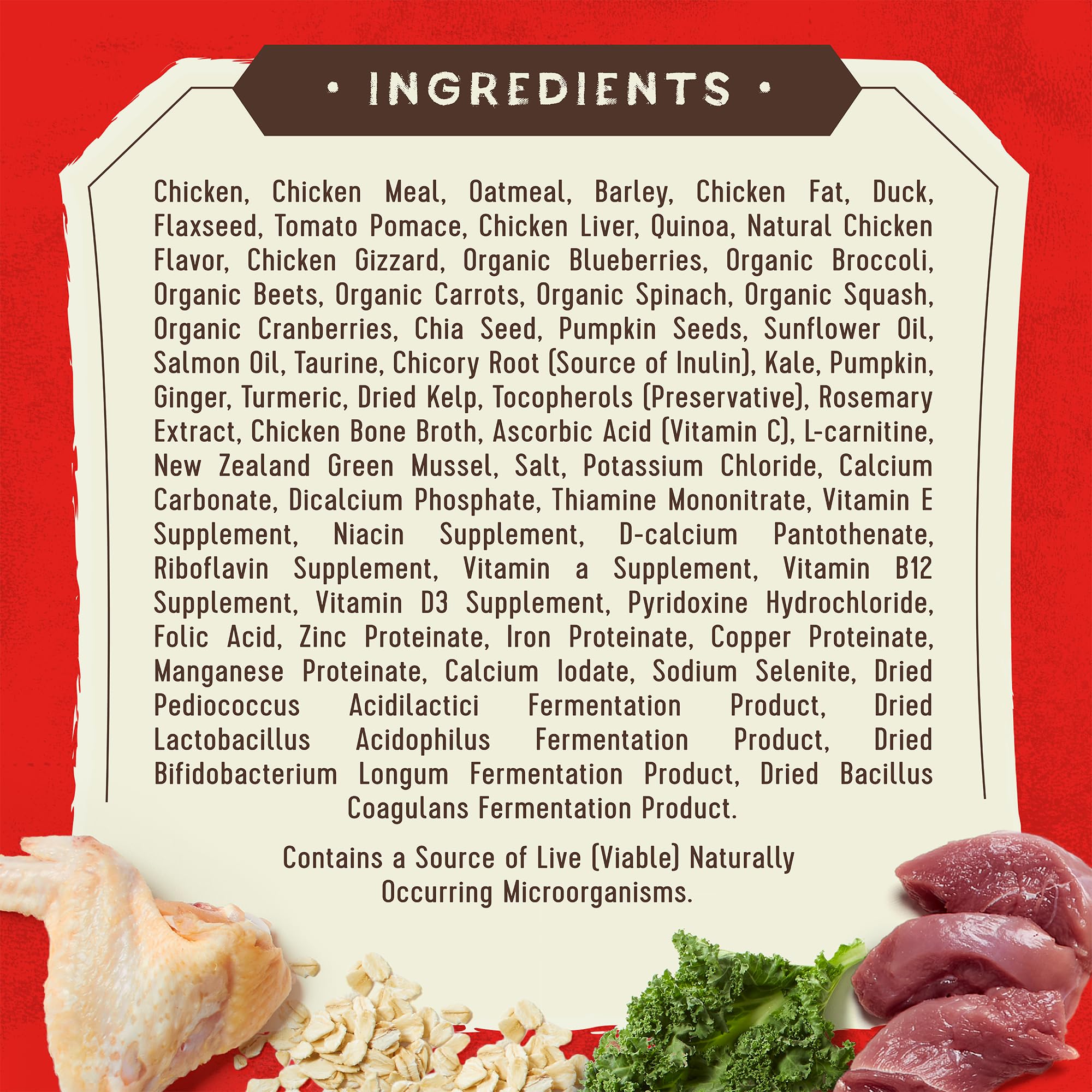 Stella & Chewys SuperBlends Raw Blend Wholesome Grains Cage-Free Chicken & Duck Recipe with Superfoods, 21 lb. Bag