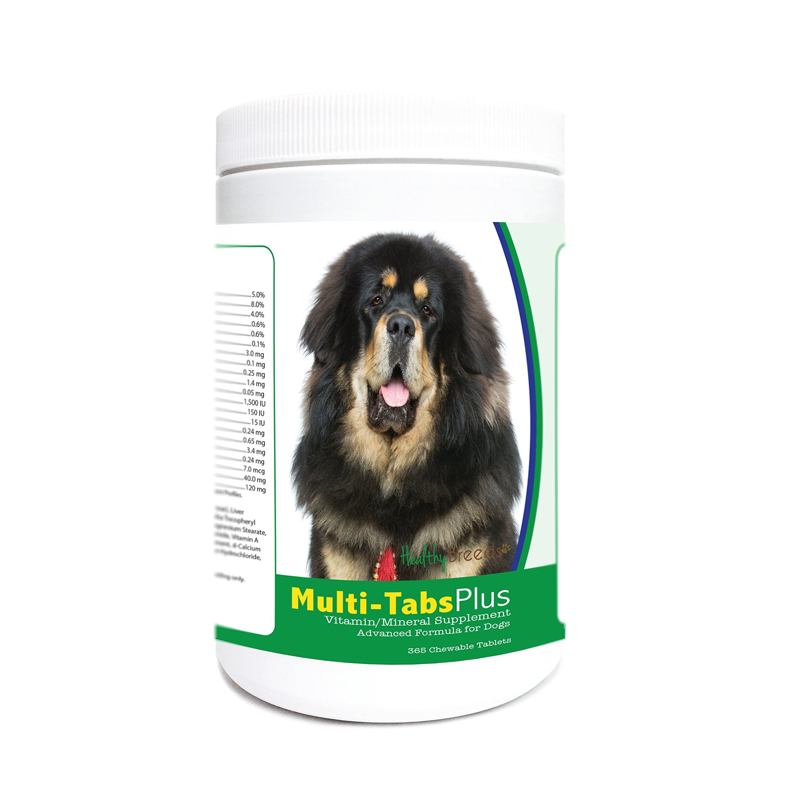 Healthy Breeds Tibetan Mastiff Multi-Tabs Plus Chewable Tablets 365 Count