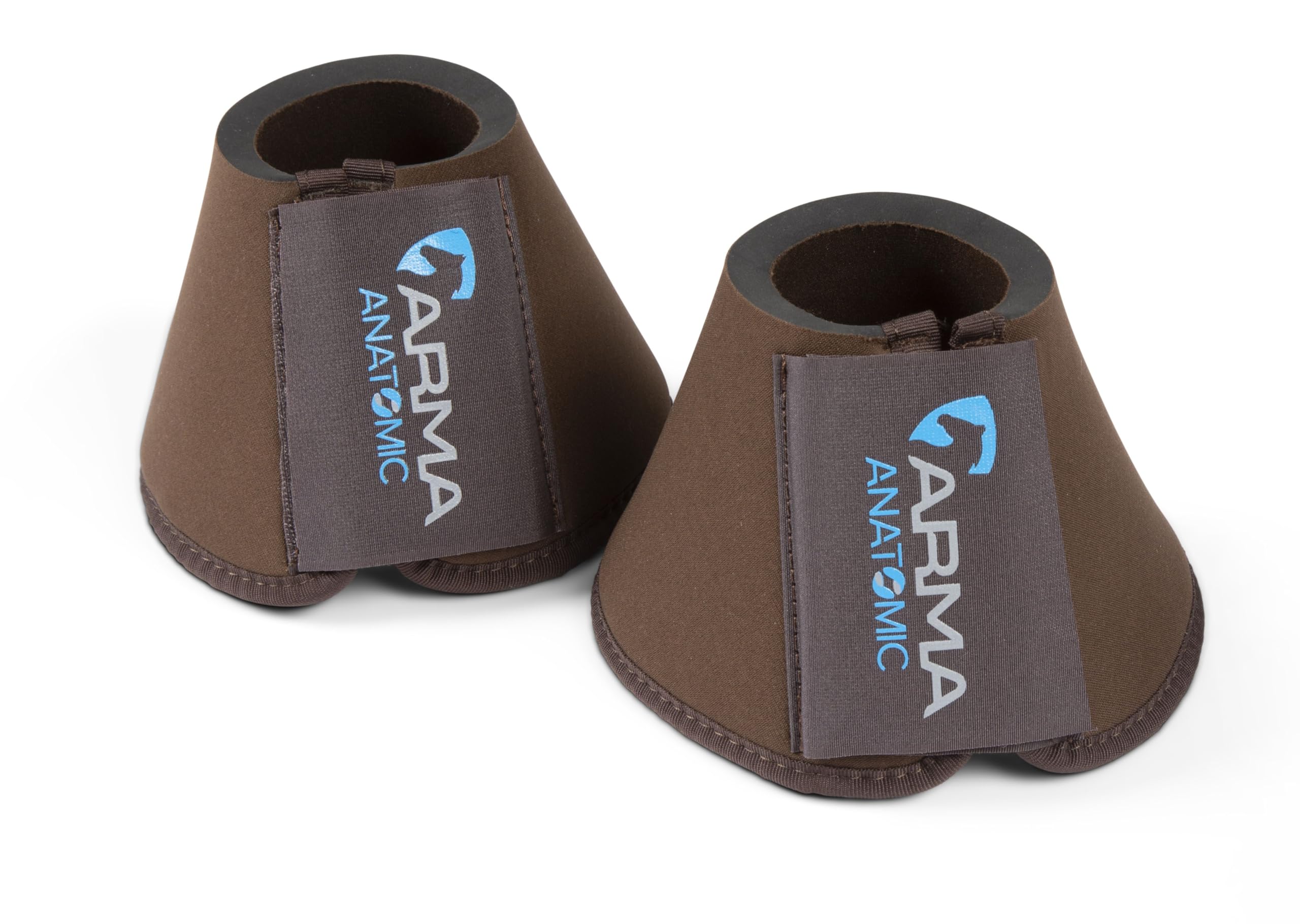 Shires Arma Neoprene Bell Boots (Brown/Brown, Full)