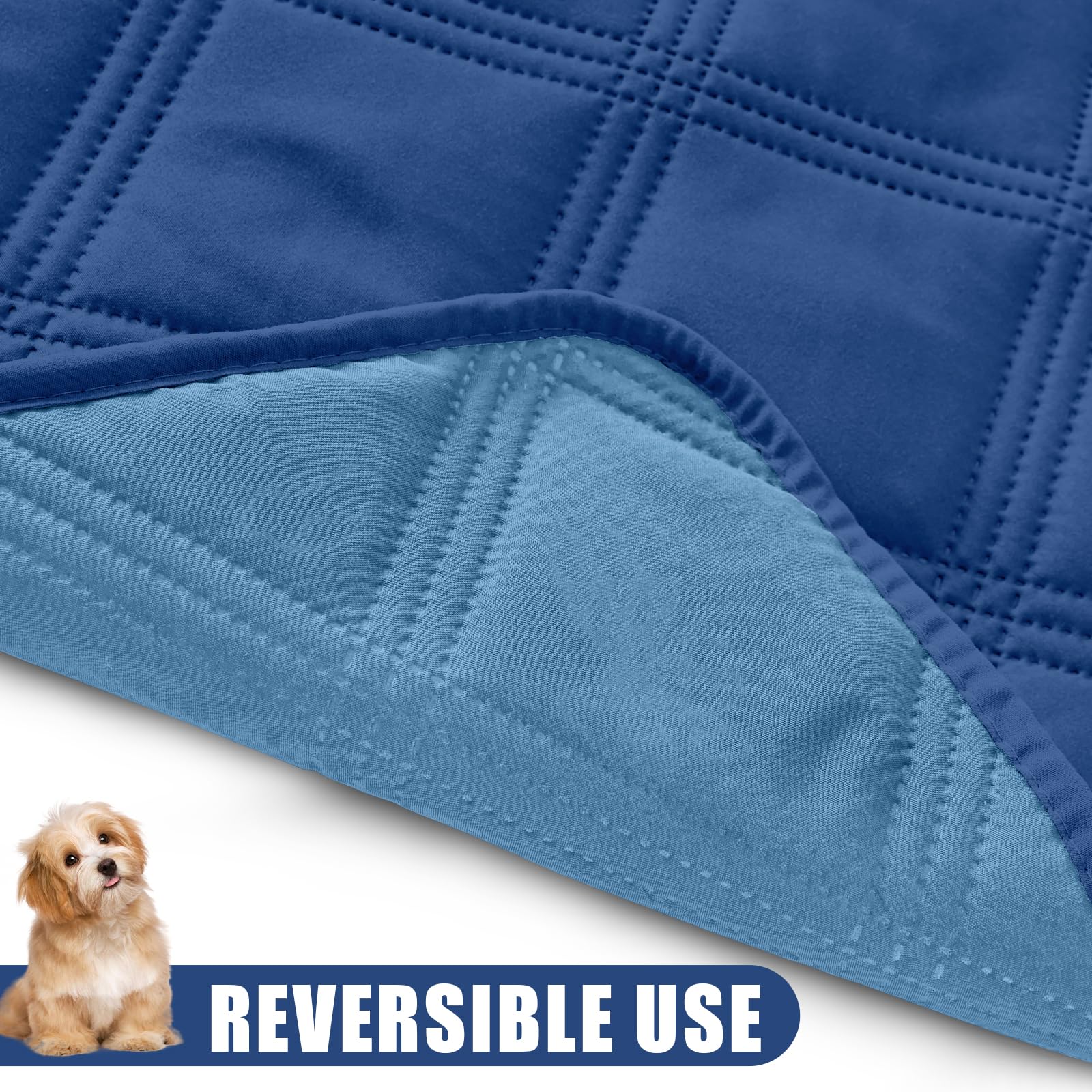 Smiry Waterproof Dog Bed Cover Blanket 30X70, Soft Reversible Pet Blanket, Washable Leakproof Cats Dogs Couch Cover For Sofa, Co