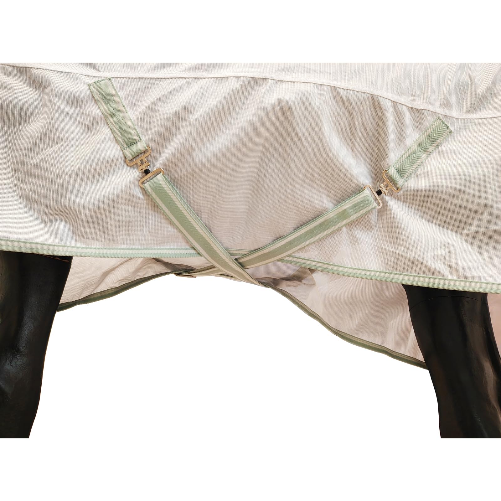 BARN & STABLE Breathable and Tear-Resistant Horse Fly Sheet with UV Protection Equine Summer Sheet Horse Fly Blanket with Remova