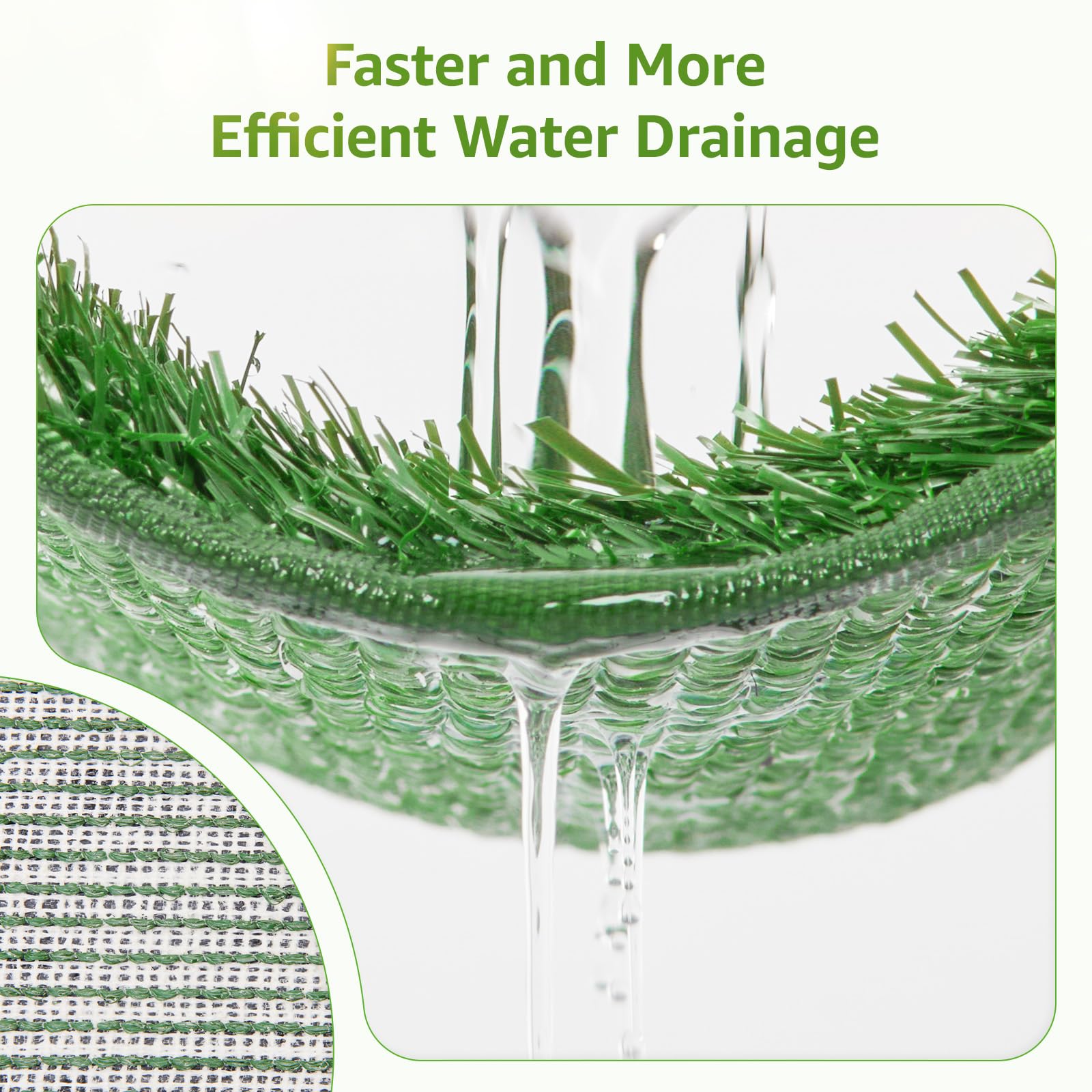 Loobani Dog Grass Pee Pads, Artificial Dog Grass Pads For Potty Tray, Fake Grass For Dogs To Pee On, Outdoor Indoor Pee Grass Fo