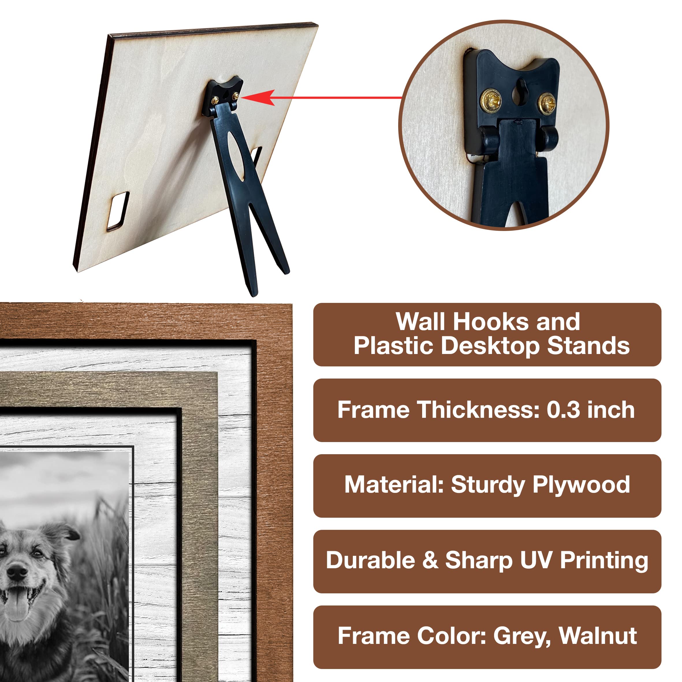 Bfigift Customized Pet Sympathy Gifts Deceased Pet Picture Frame Losing A Dog Home Wall Art Decor Personalized Bereavement Frame Sign Gifts For Him Her Sentimental Quote Memorial Pet Tribute Keepsake