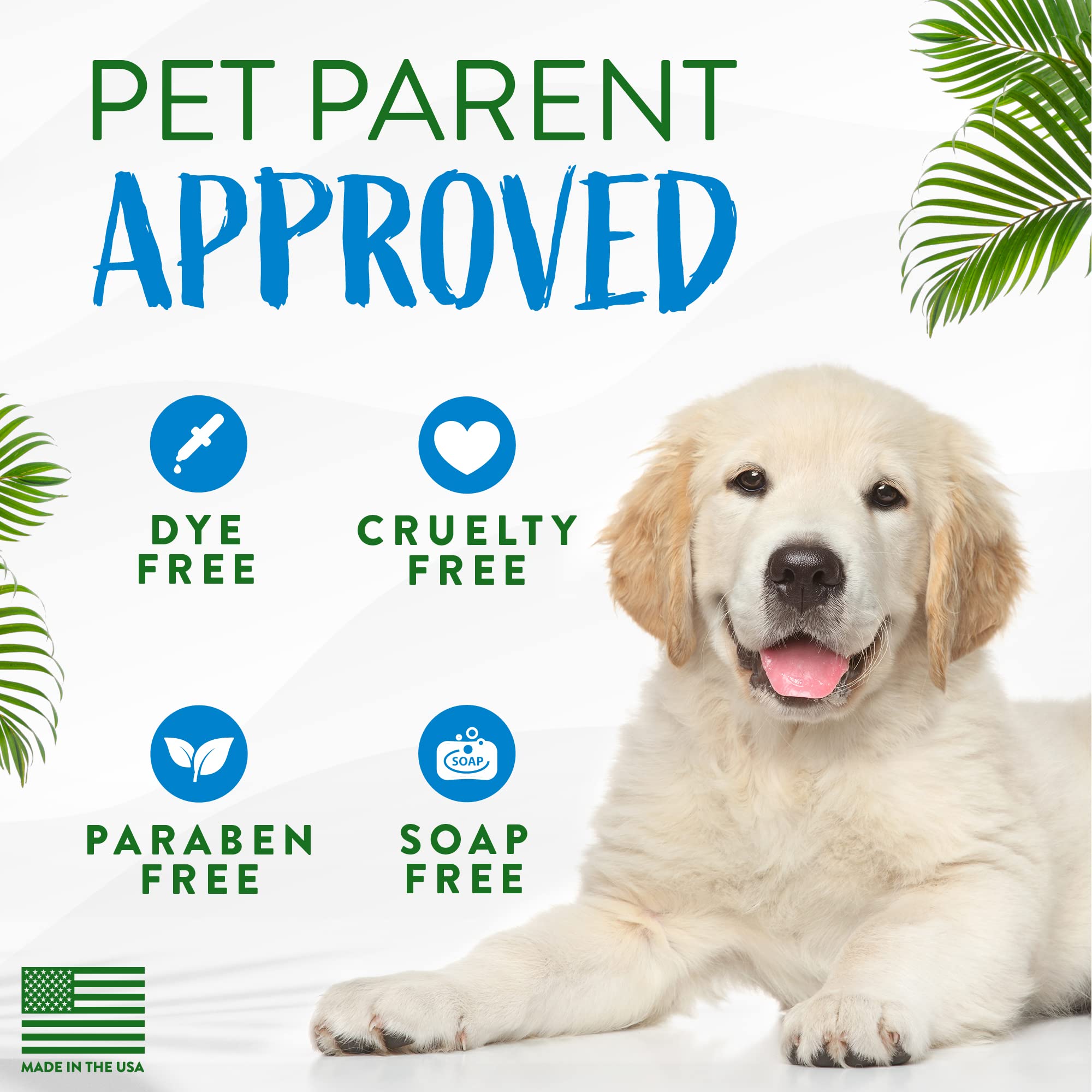 Tropiclean Deshedding Dog Shampoo, Fast-Acting Shedding Control & Coat Softener, Puppy Safe, Made In Usa, Lime & Coconut Scent, Cat Friendly, 20Oz.