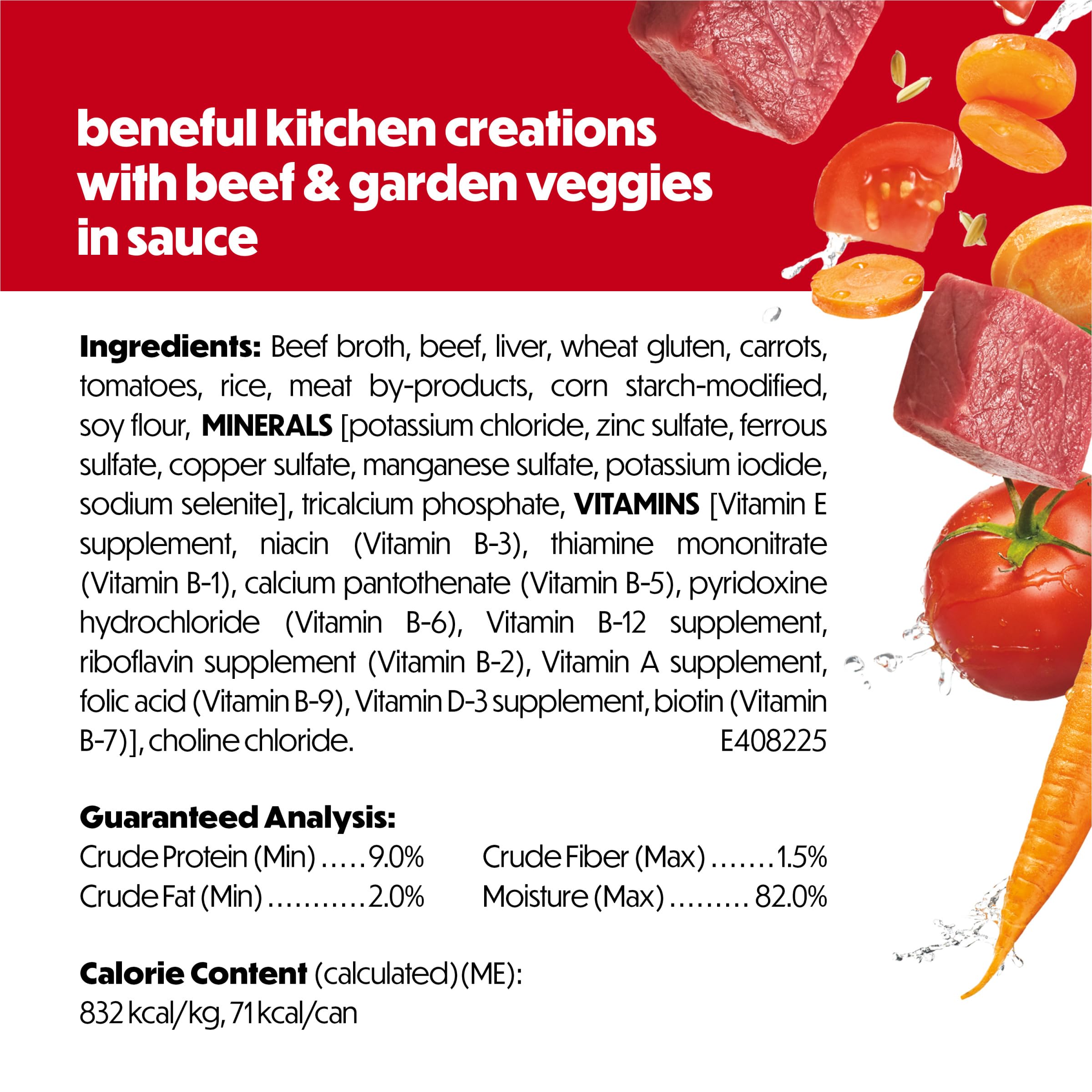 Beneful Purina Wet Dog Food Medleys Tuscan Style with Real Beef, Carrots, Tomatoes and Rice in Sauce - (Pack of 12) 3 oz. Cans