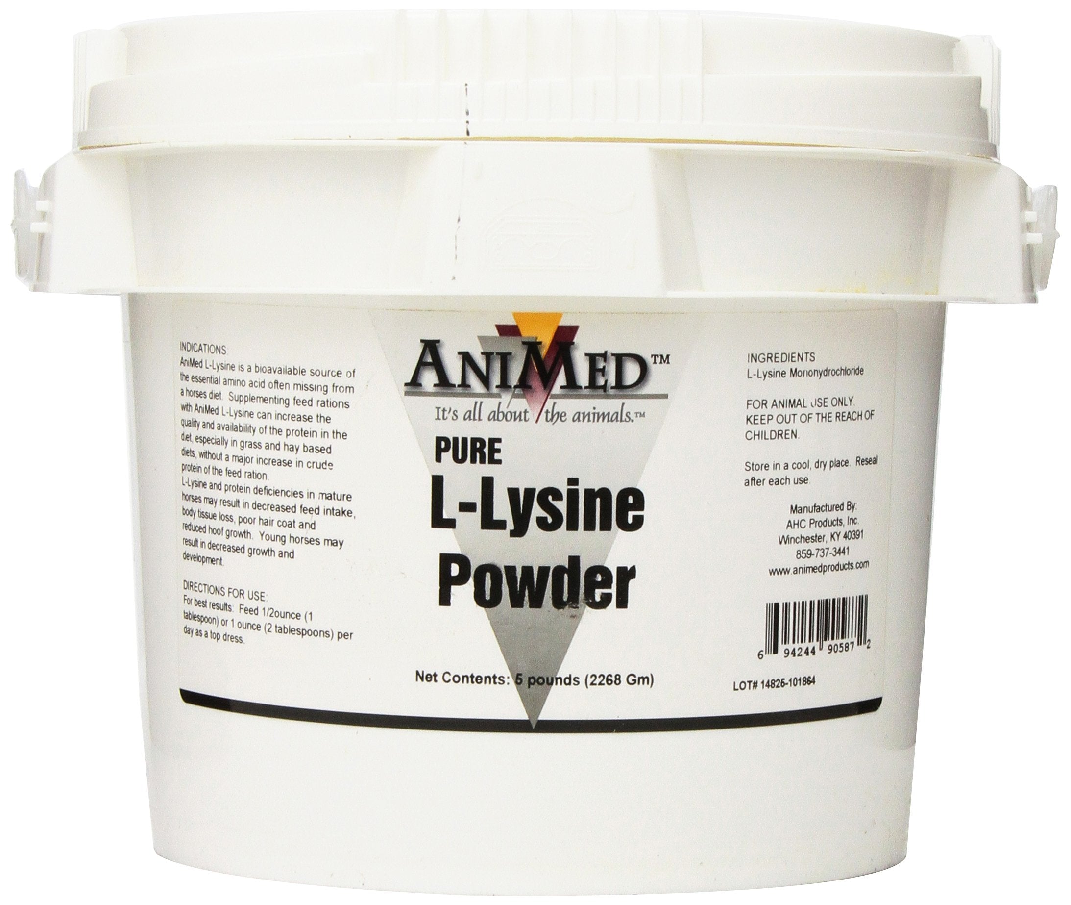AniMed L-Lysine for Horses, 5-Pound