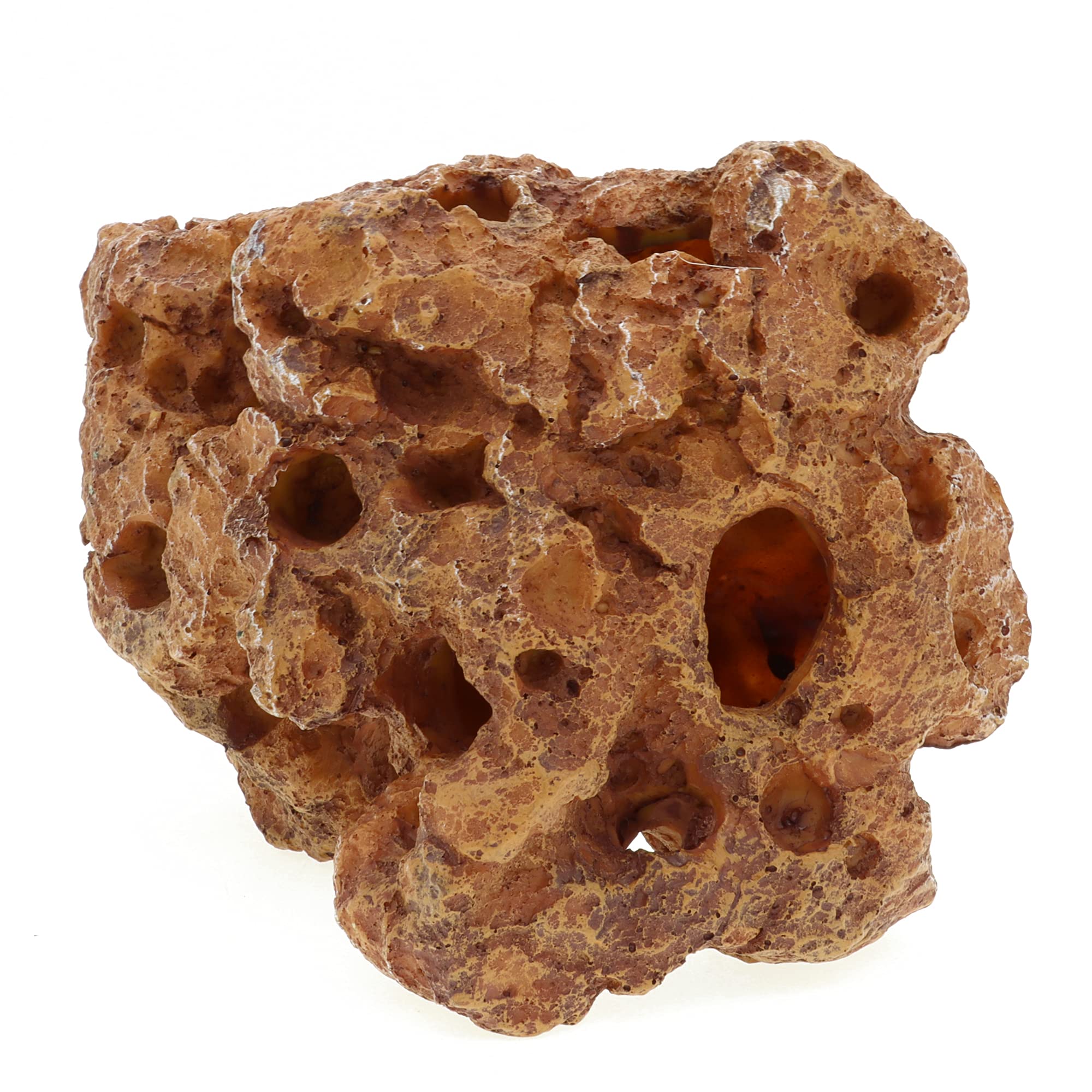 Alegi Large Aquarium Decorations Hideouts, Resin Aquarium Rock Mountain Hideaway Caves,Artificial Sea Coral Fish Tank Decoration