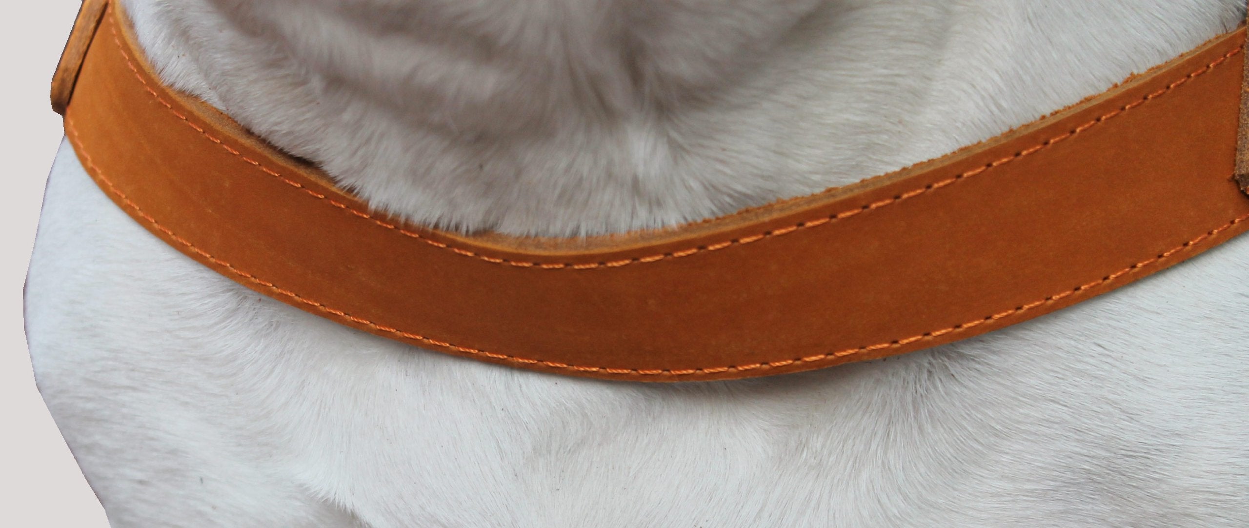 Tan Leather Dog Pulling Walking Harness Large. 31'-35' Chest, 1.5' Wide Straps