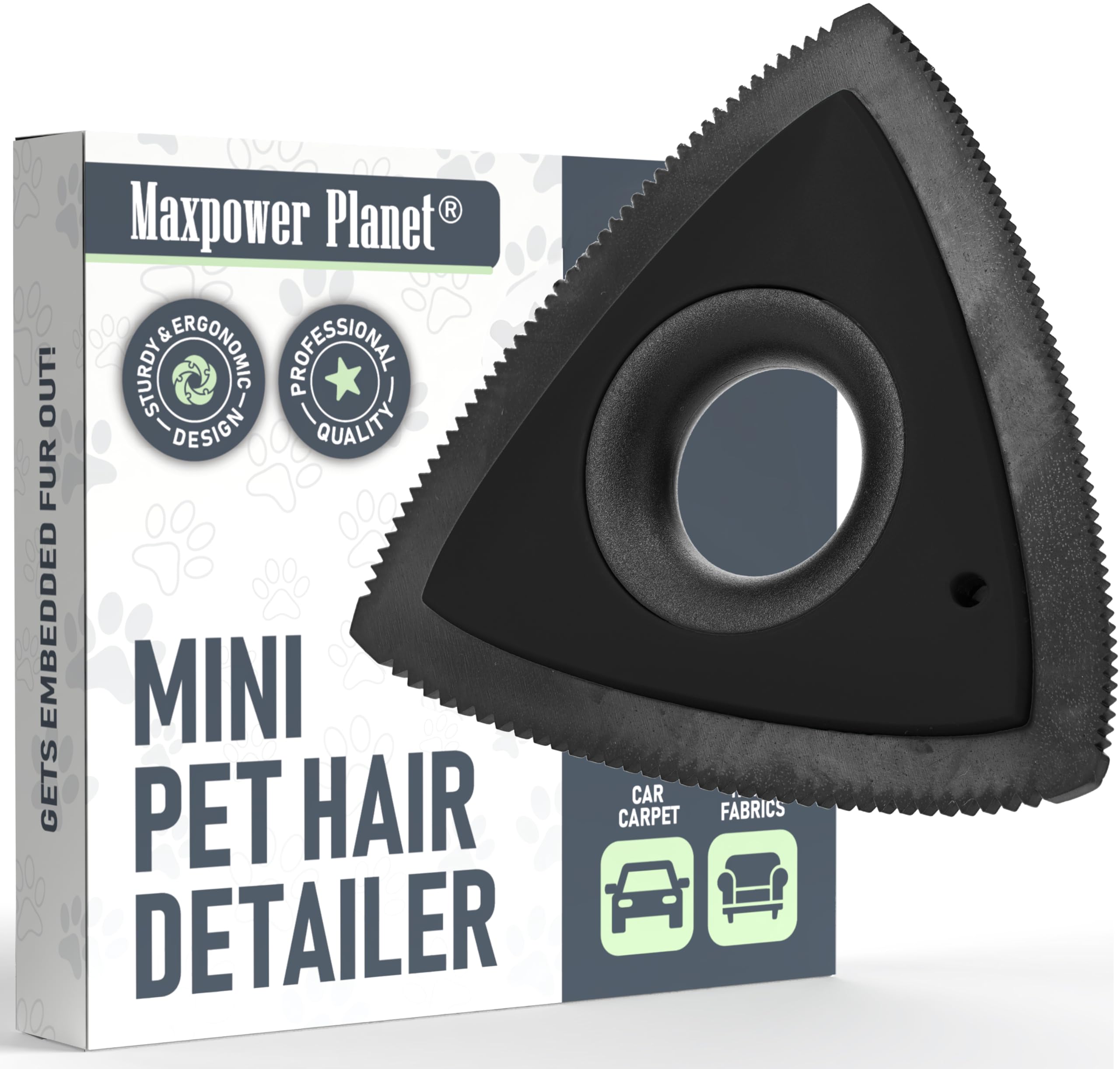 Maxpower Planet Dog Hair Remover, Reusable Fur Remover For Car Carpet, Cleaner Truck Detailing, Easy Use Car Detailing Mini Hair