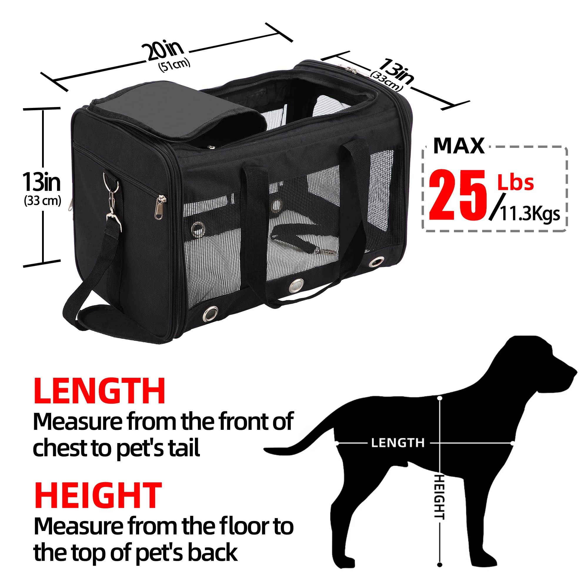 Soft Sided Cat/Dog Carrier