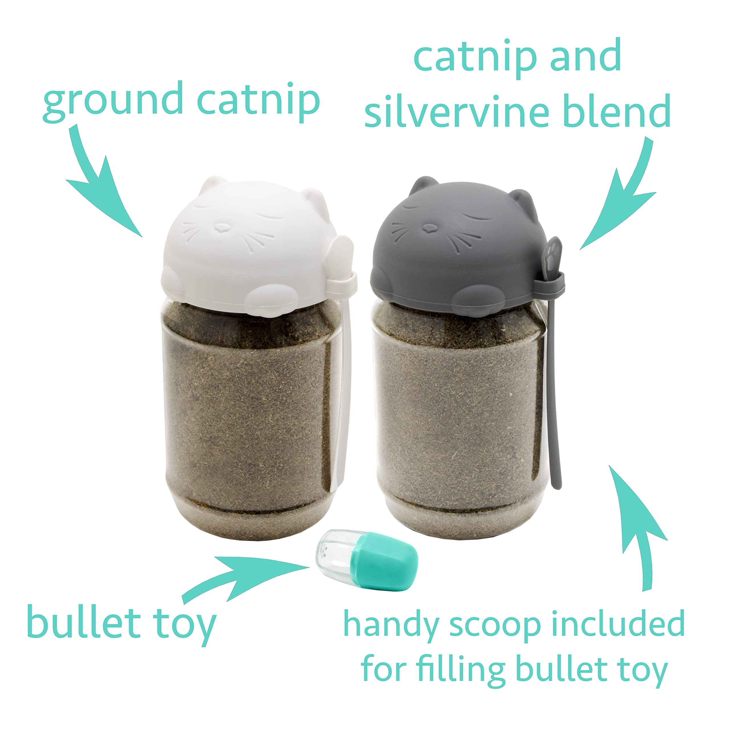 Kitty City Cat Premium Natural Catnip Collection, Gift Set