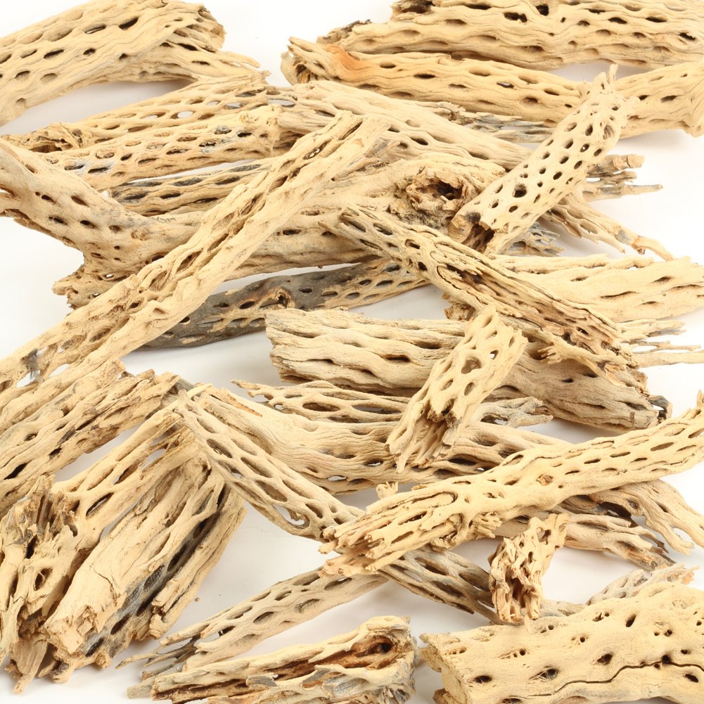 Koyal Wholesale Natural Cholla Wood Aquarium Branches, Airplants Decor, Reptile Perch, Natural Home Decoration, (2Lb Bag)