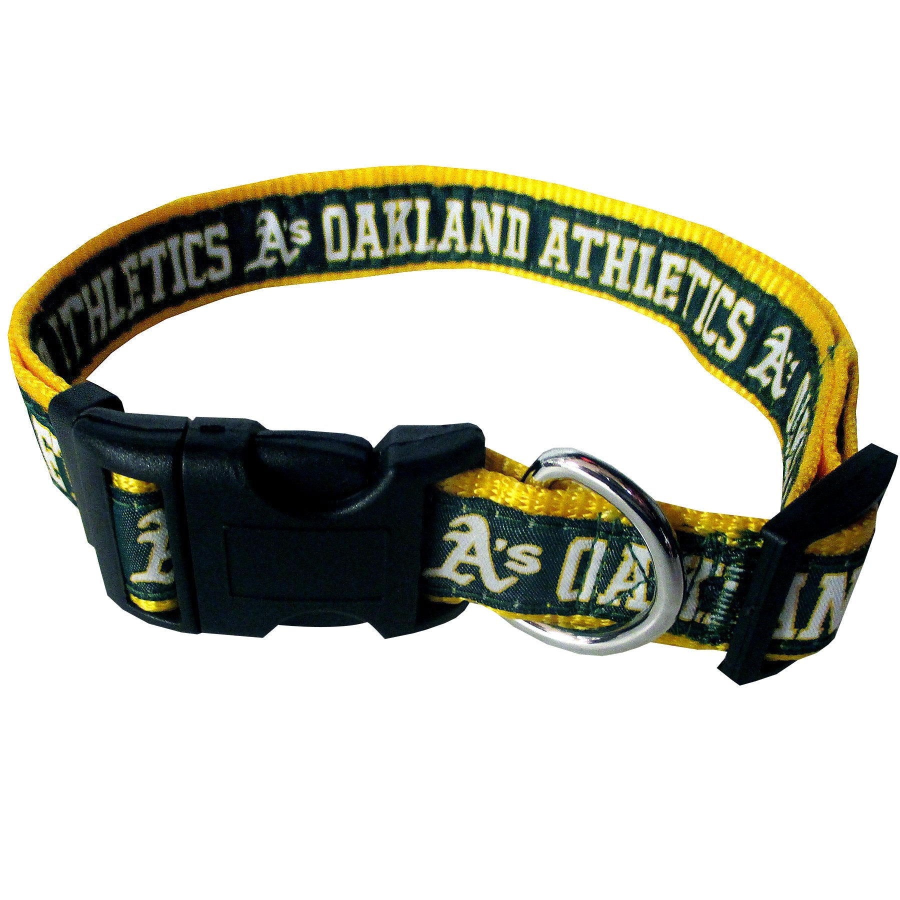 Mlb Oakland Athletics Dog Collar, Medium