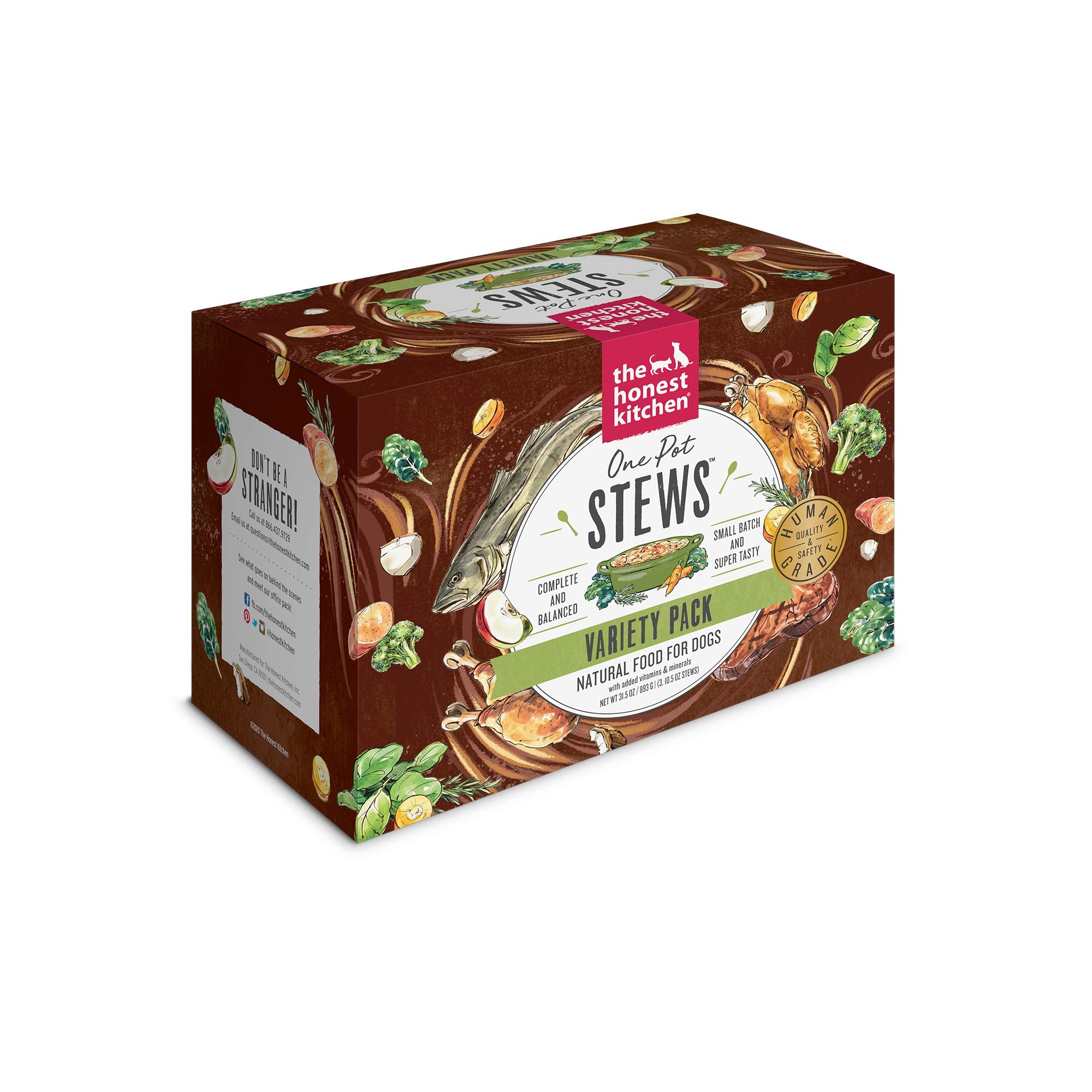 The Honest Kitchen One Pot Stews: Variety Pack, 10.5 oz x3
