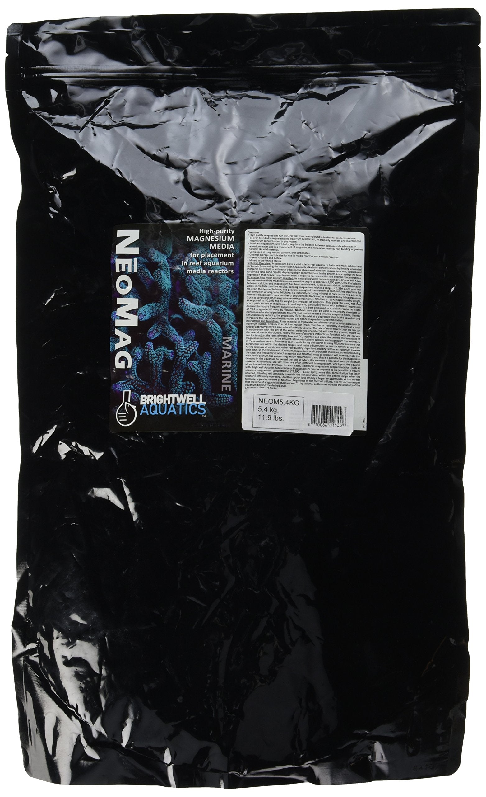 Brightwell Aquatics NeoMag - Magnesium Media for Placement in Reef Aquarium Media Reactors, 5.4-kg