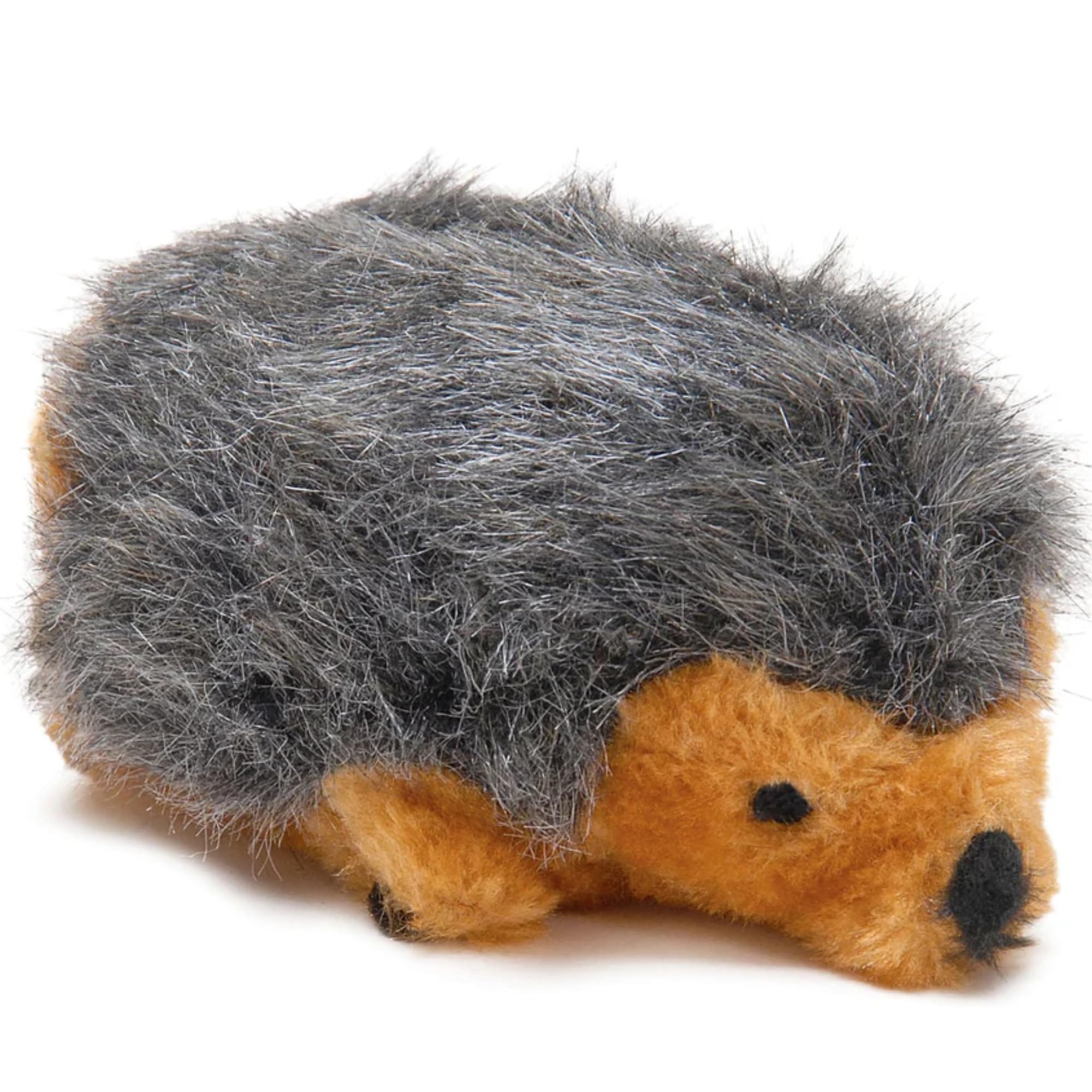 Jeffers Pet Plush Dog Toy With Squeaker, Hedgehog 4 - Soft Crinkle Fabric, Safe & Durable, Healthy Fun For Small & Medium Dogs