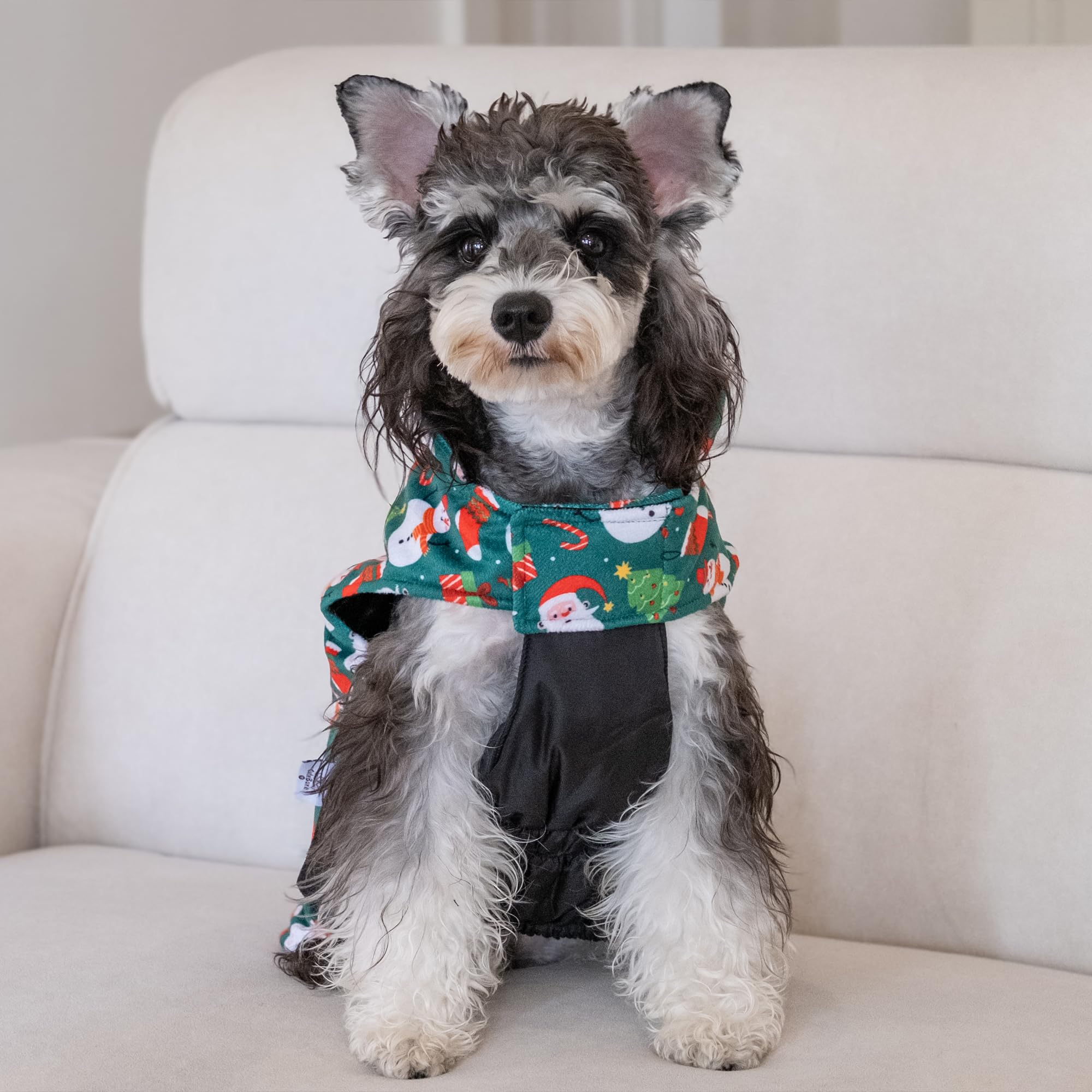 Cutebone Winter Dog Jacket, Windproof & Waterproof, Reversible Dog Vest, Thick & Adjustable, Small To Large Sizes, Soft Winter C