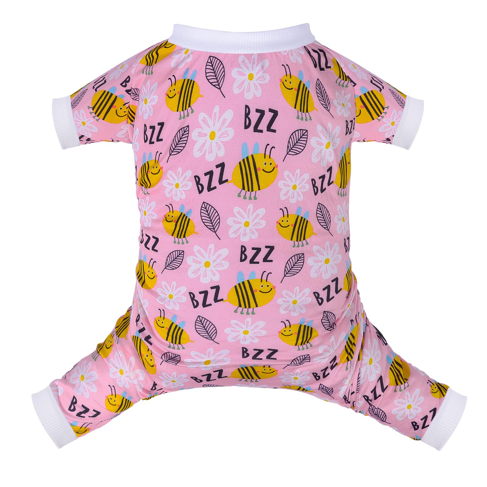 Cutebone Small Dog Pajamas Shirt Stretchy Summer Puppy Pjs Soft Cat Onesies Pet Clothes For Daily Wear Da24M