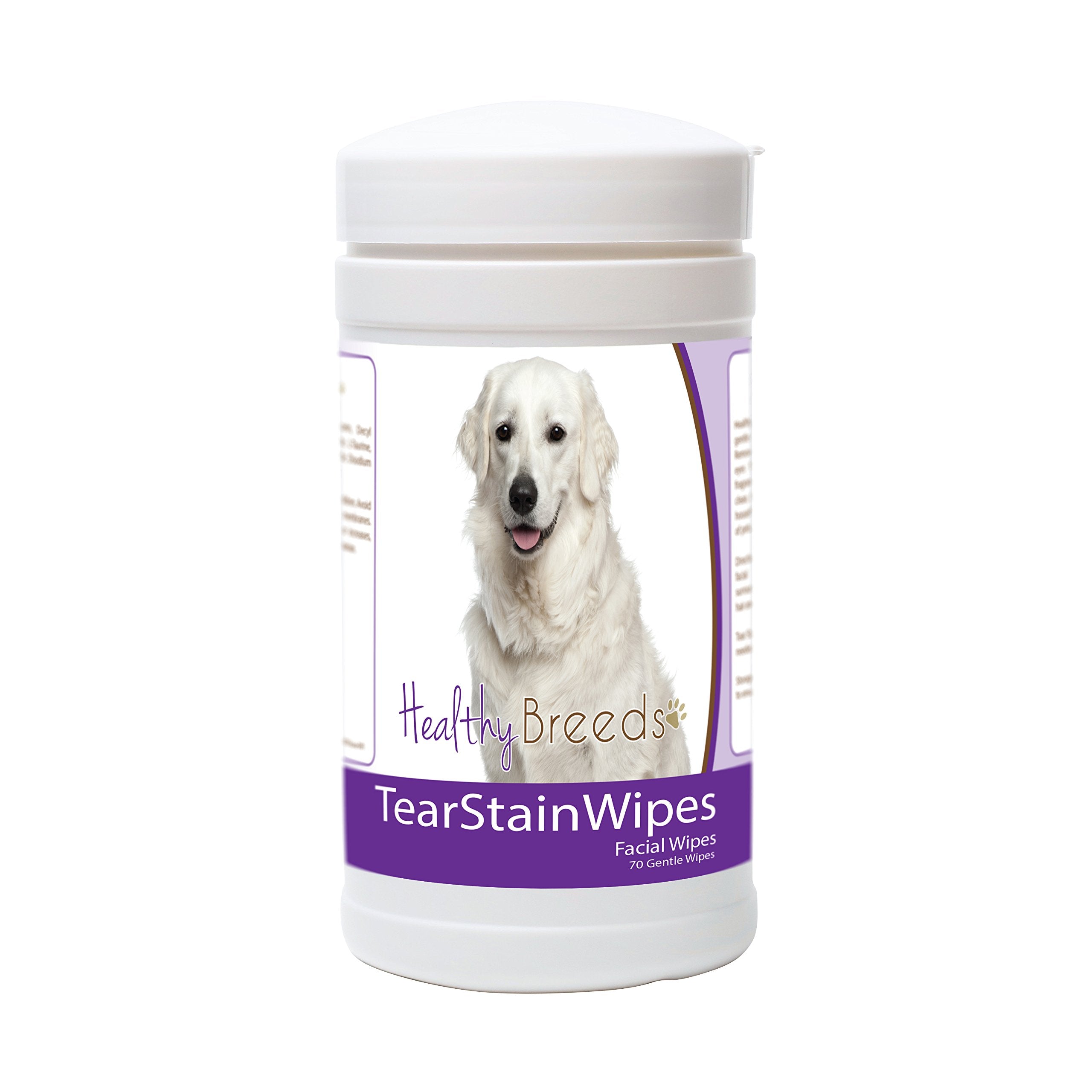 Healthy Breeds Kuvasz Tear Stain Wipes 70 Count