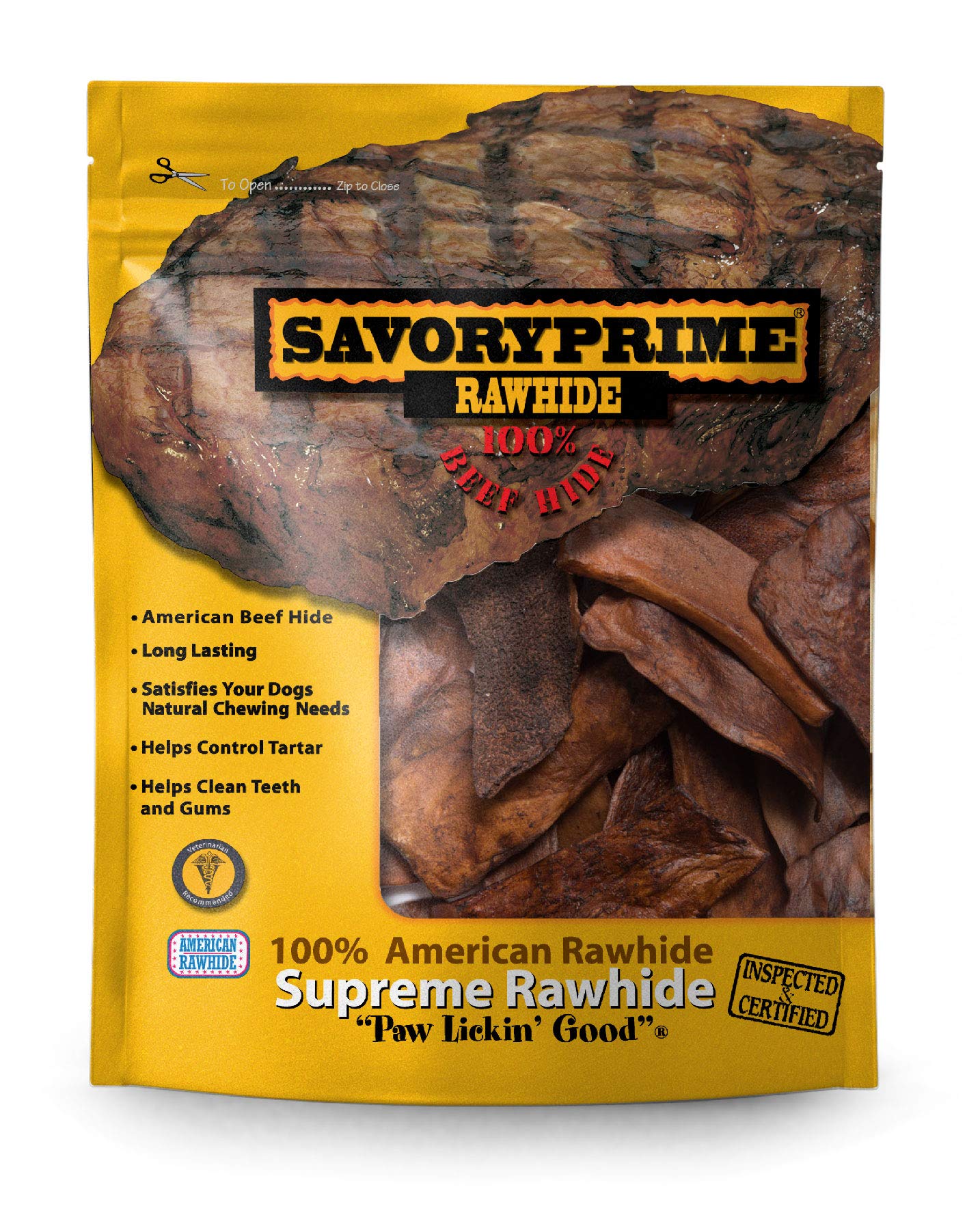 RAWHIDE CHIPS BEEF 1# (Pack of 1)