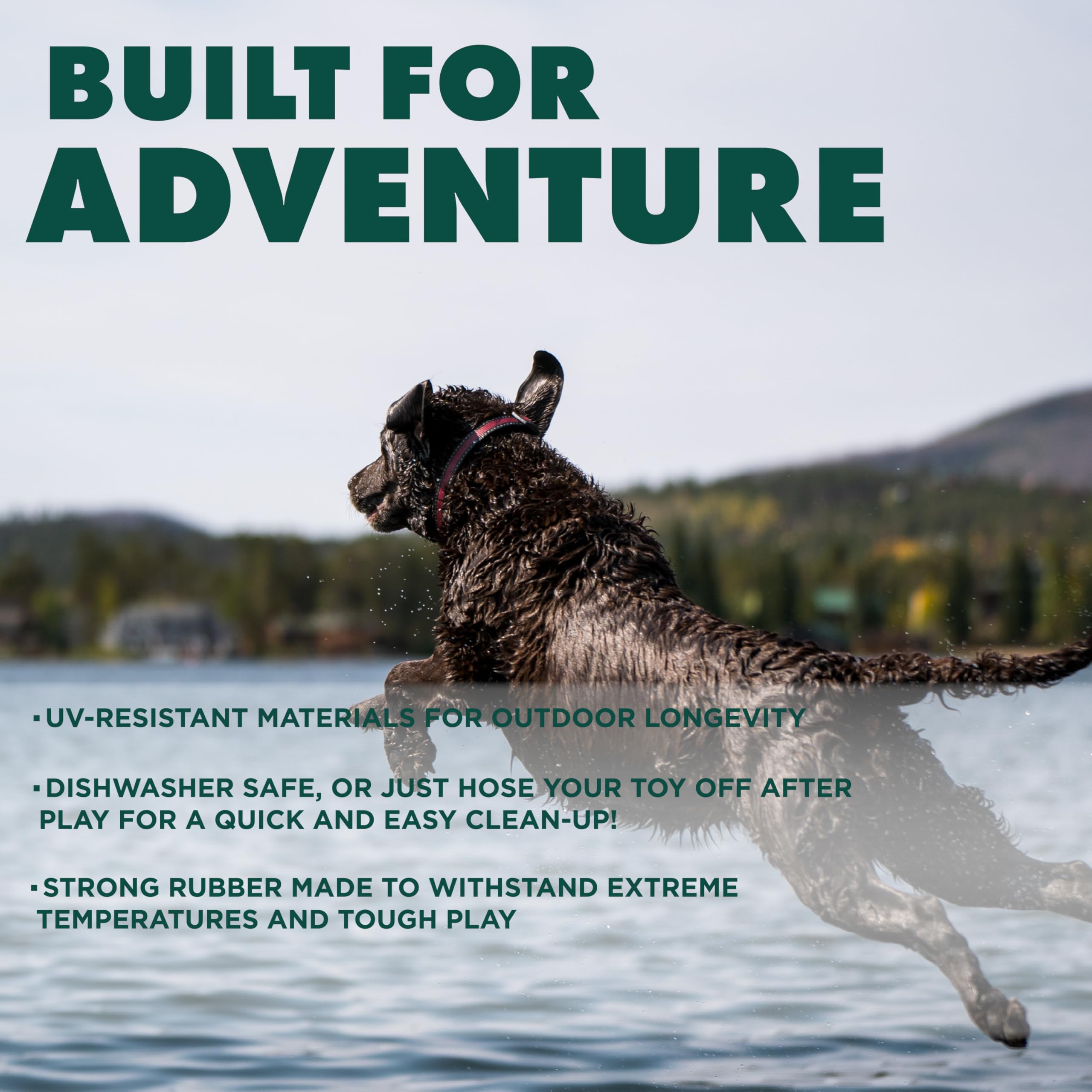 Playology Hound2O Outdoor Dog Toy For Water Adventures | Bright Yellow Floating Rope Bumper For Throwing And Retrieving | Durabl