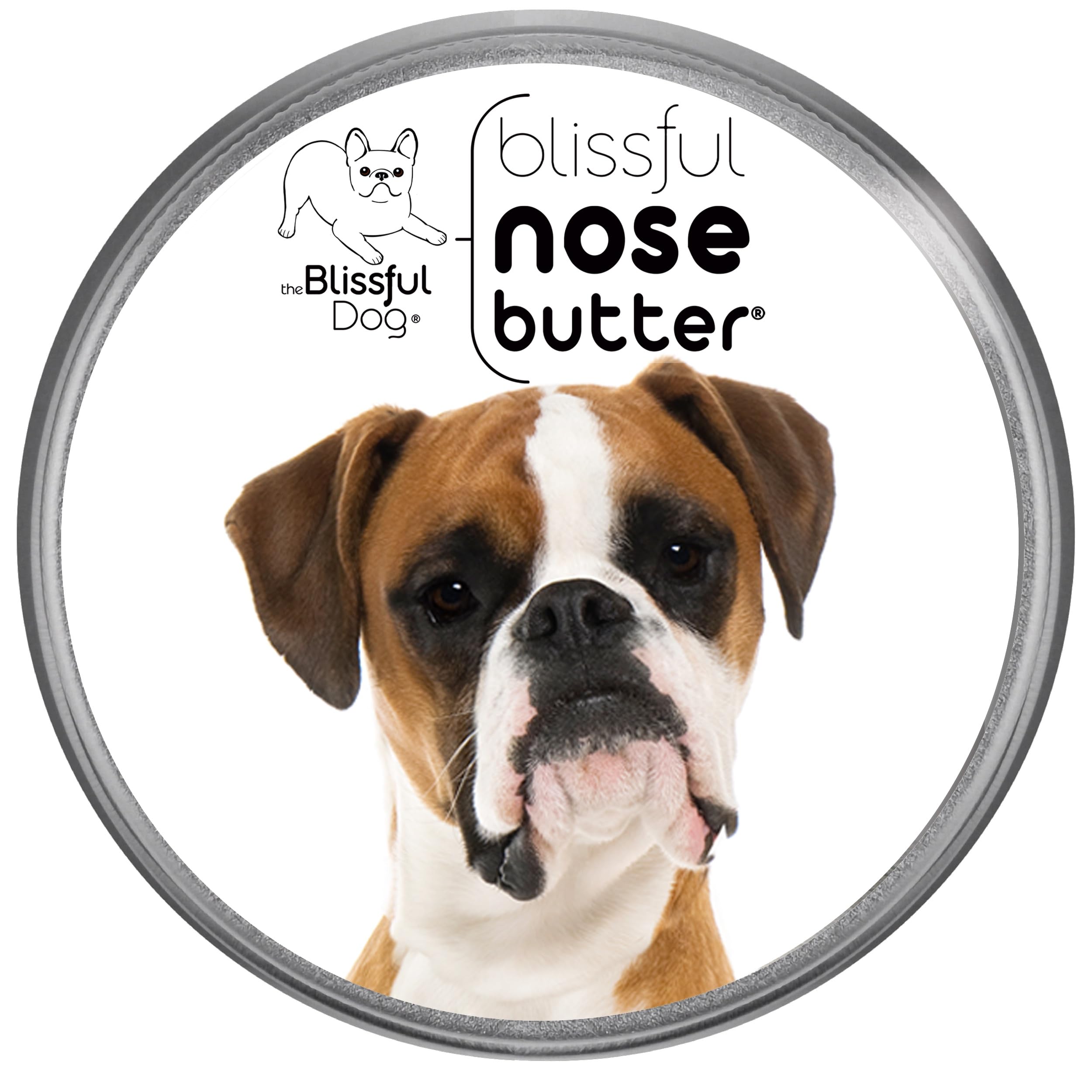 The Blissful Dog Fawn Boxer Nose Butter, Versatile Dog Nose Balm for Dry Nose, Handcrafted Nose Moisturizer, Easy-to-Apply Dog E