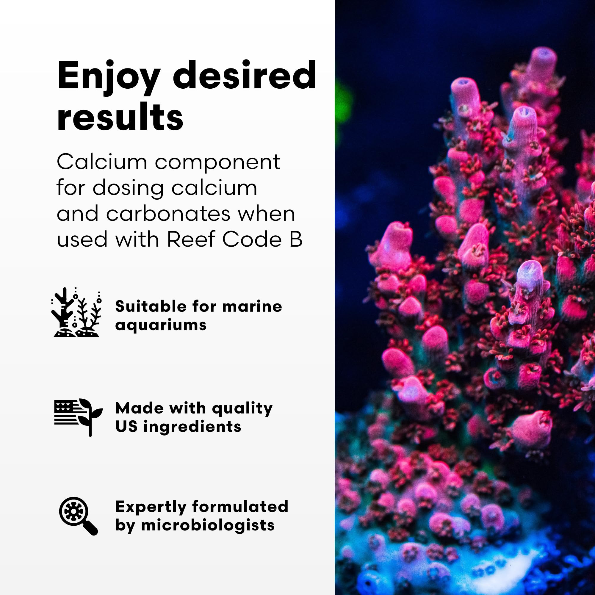 Brightwell Aquatics Reef Code A - Balanced Calcium and Alkalinity System for Marine Fish & Reef Aquariums