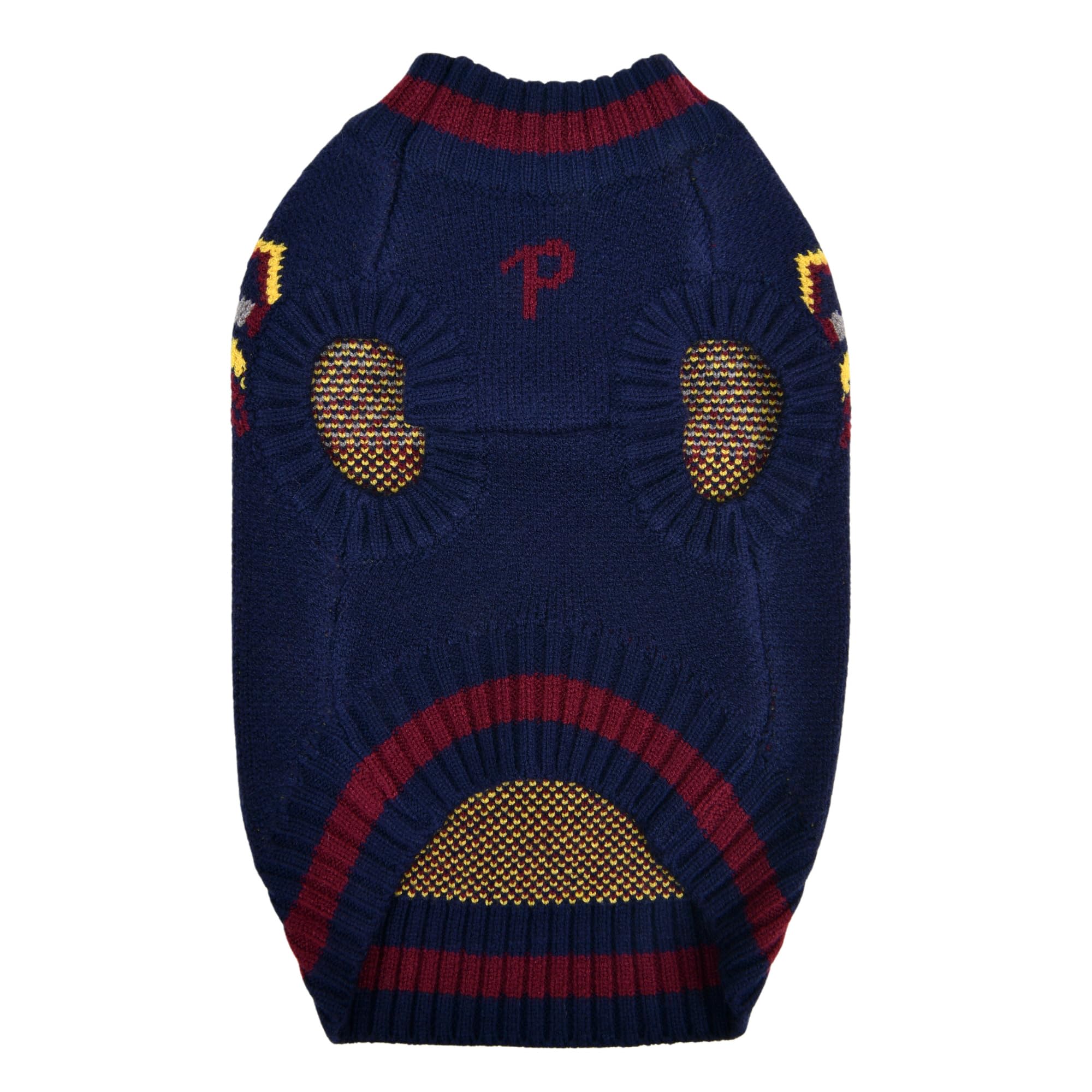 Puppia Kylo Dog Knit Sweater Winter Season For Small And Medium Dogs, Navy, Small