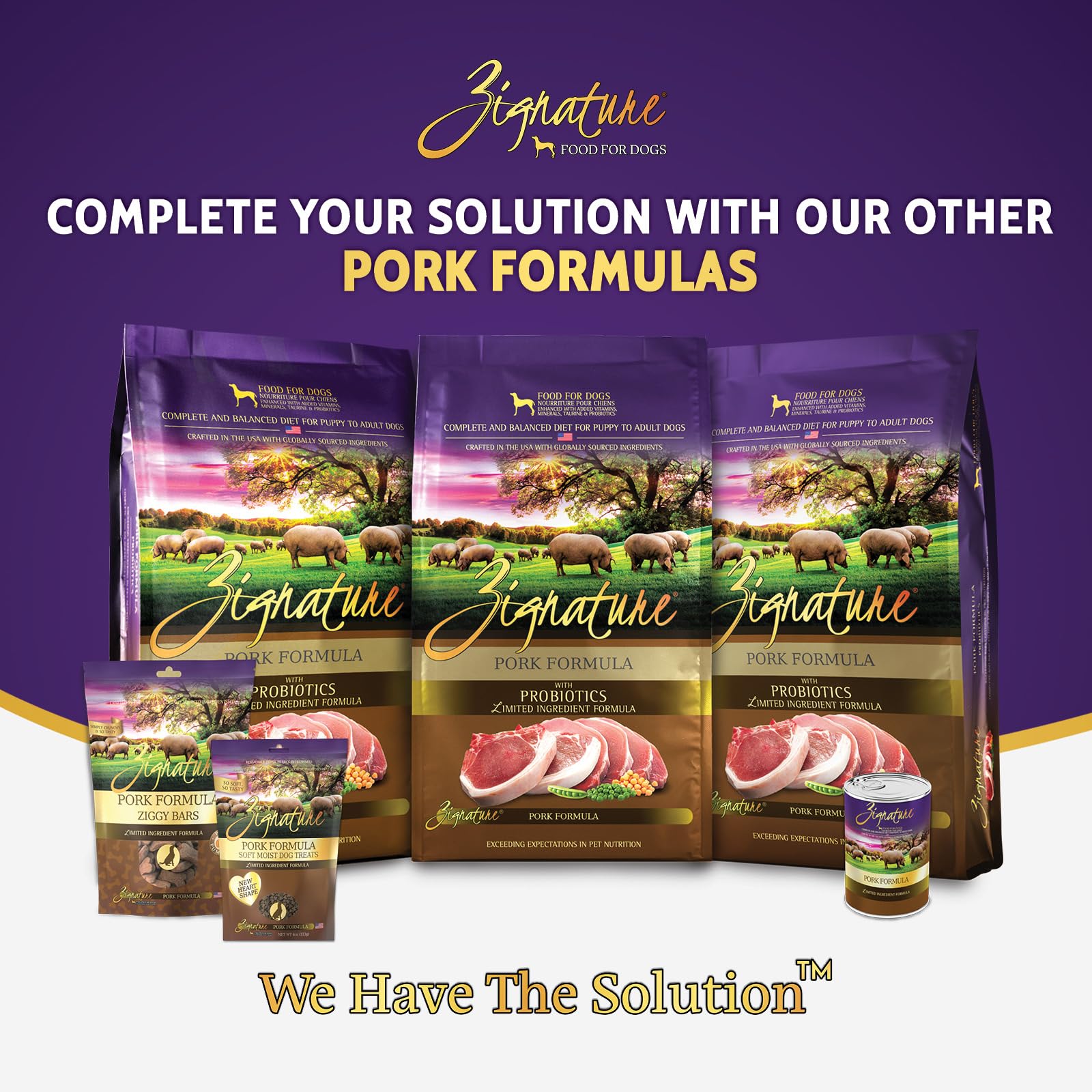 Zignature Pork Soft Moist Treats for Dogs